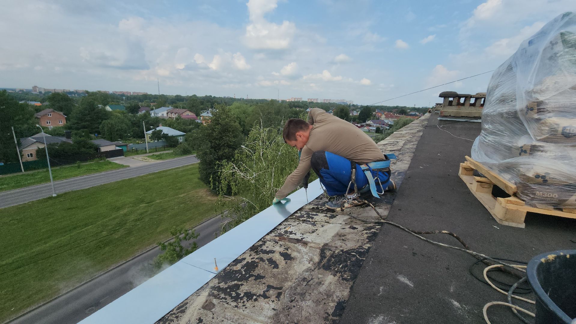 серпухов, улица весенняя, ремонт кровли мкд, ук добрый дом в серпухове,