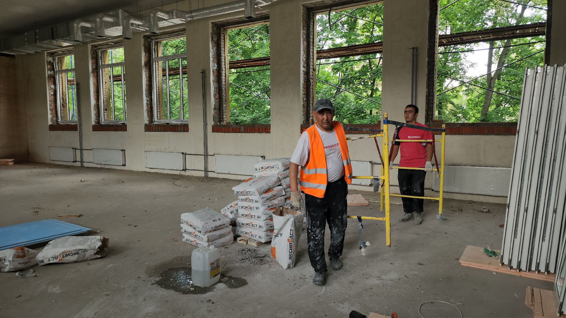 люберцы, капитальный ремонт, гимназия 5, строители,