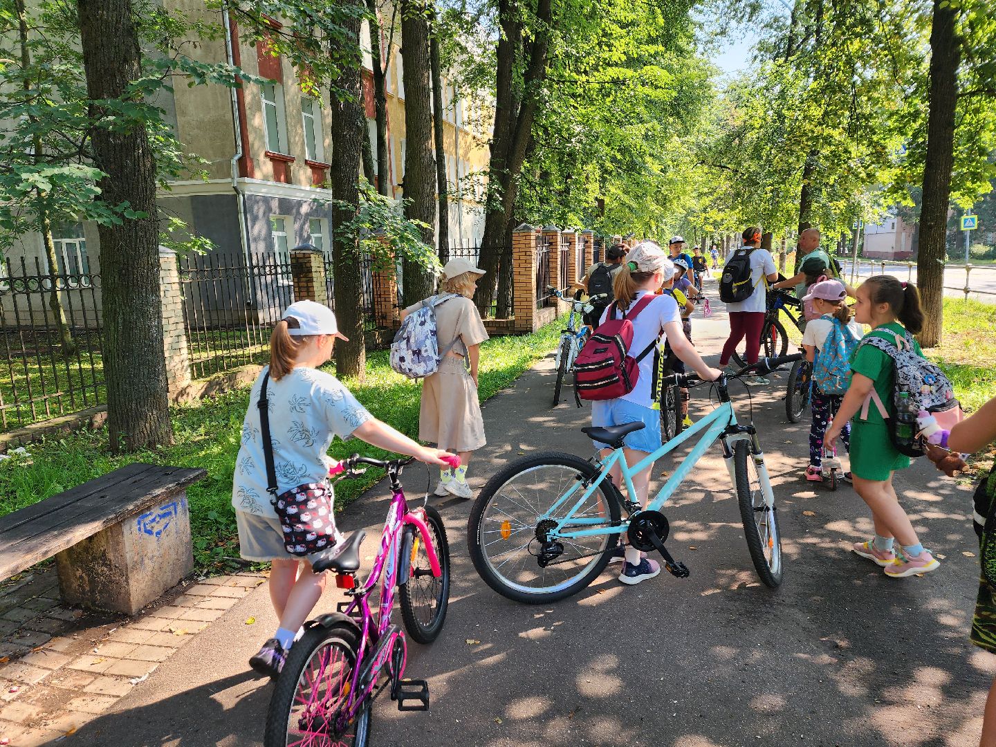 красноармейск, городской округ пушкинский, каникулы с пользой, велопрогулка, поход,