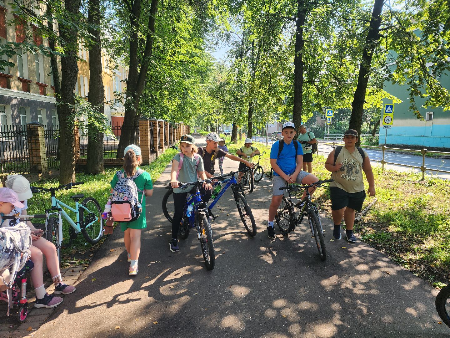красноармейск, городской округ пушкинский, каникулы с пользой, велопрогулка, поход,