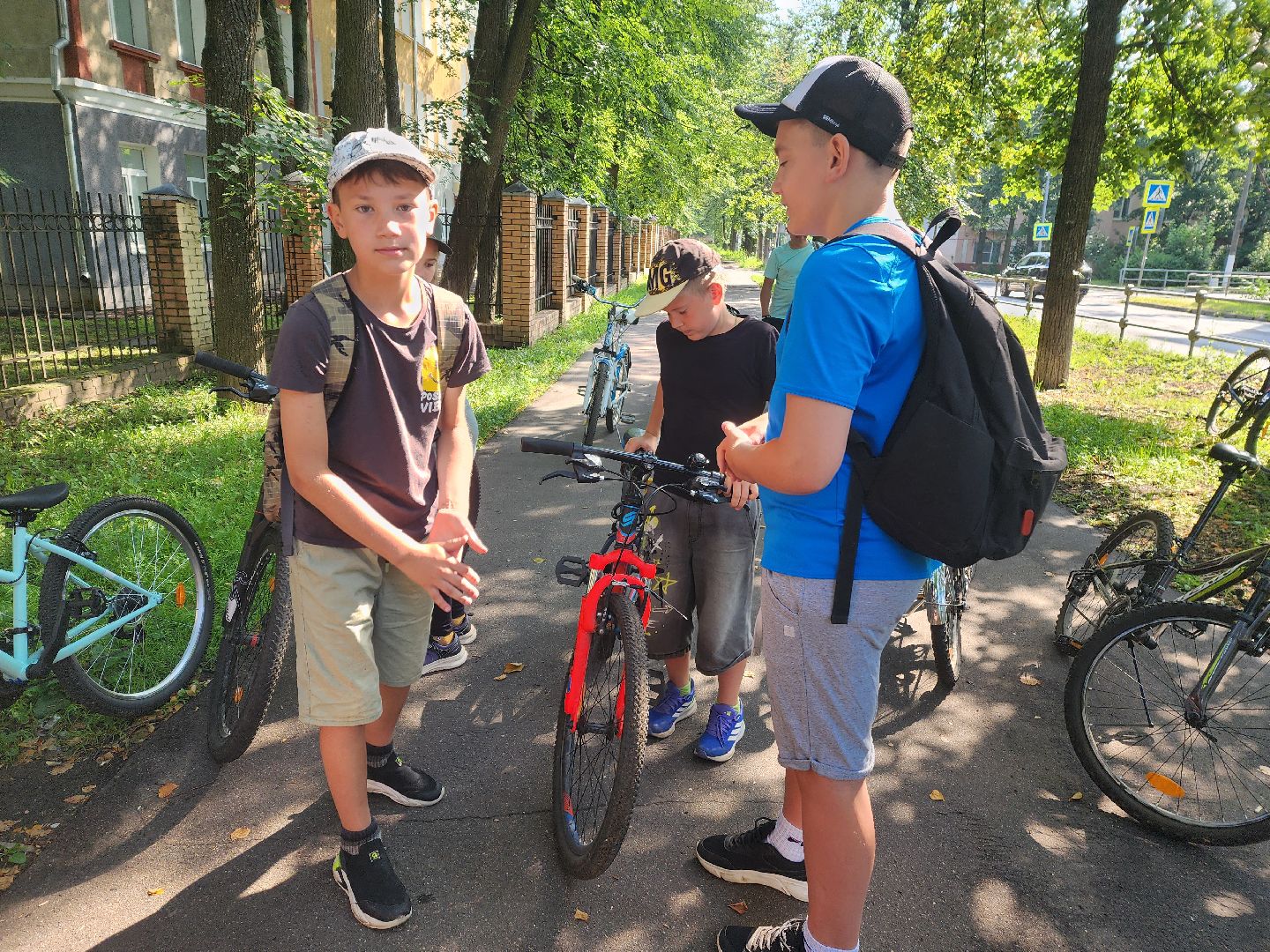 красноармейск, городской округ пушкинский, каникулы с пользой, велопрогулка, поход,