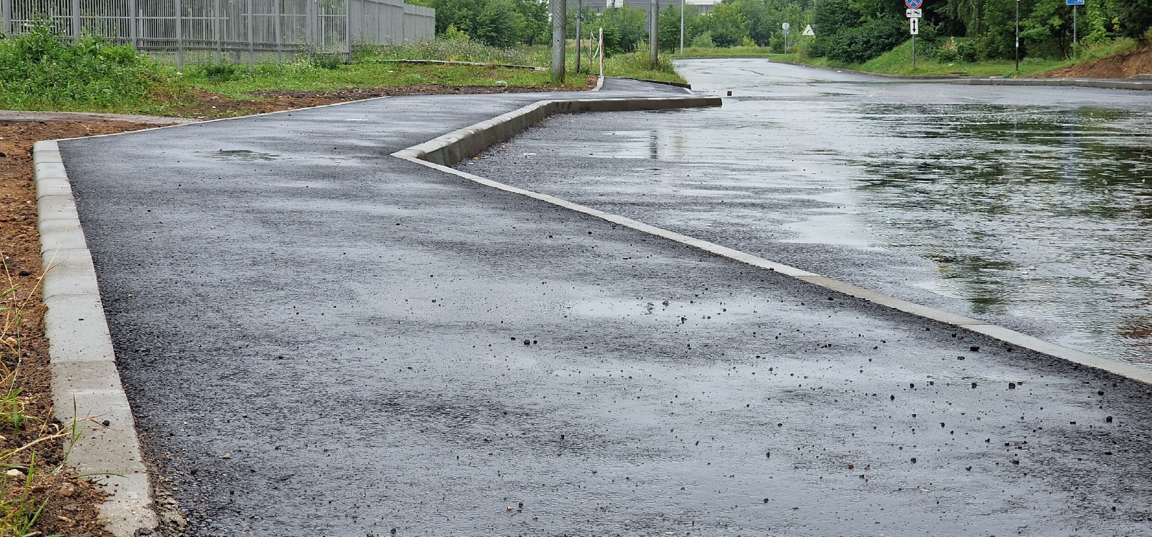 благоустройство, микрорайон новый свет, балашиха, новый асфальт,