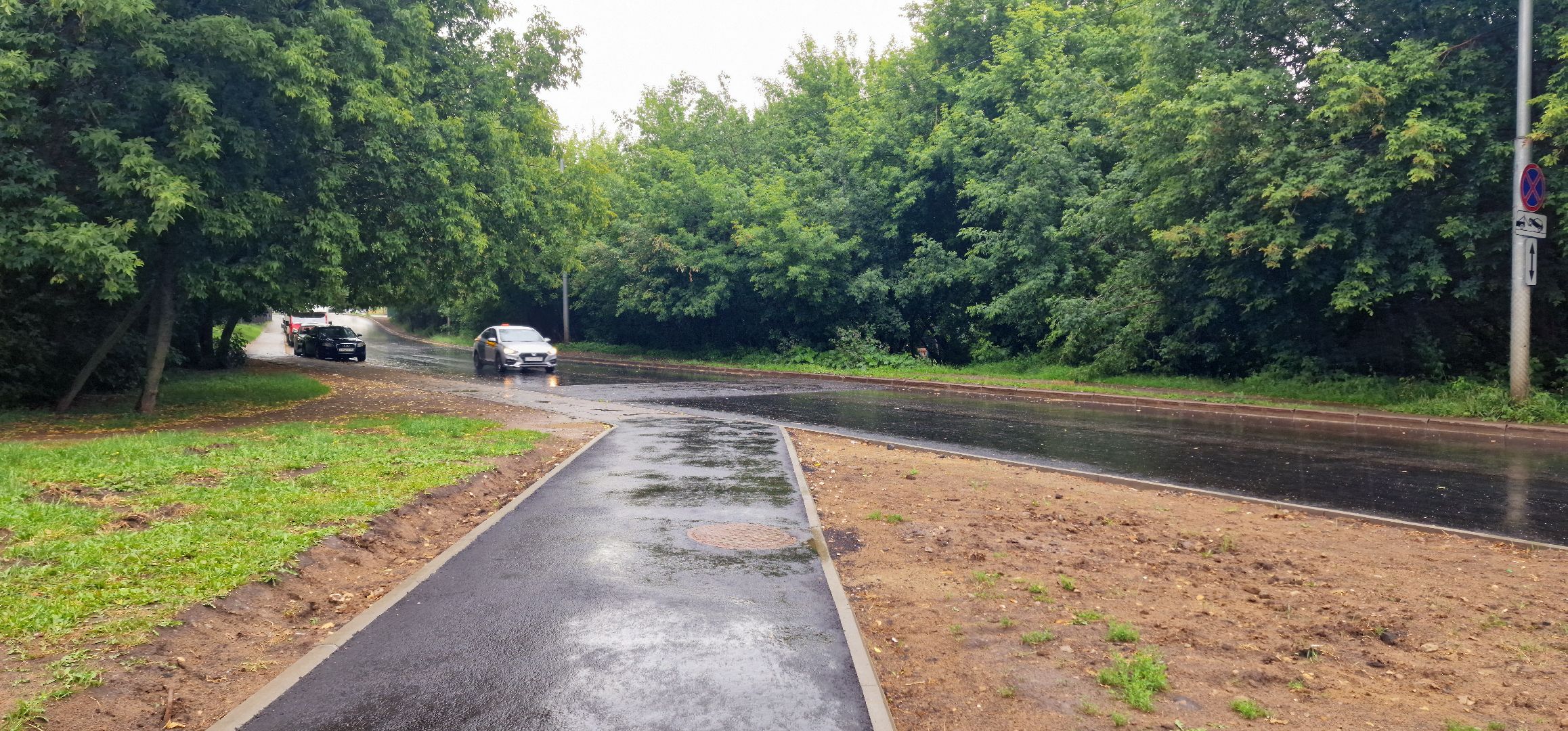 благоустройство, микрорайон новый свет, балашиха, новый асфальт,