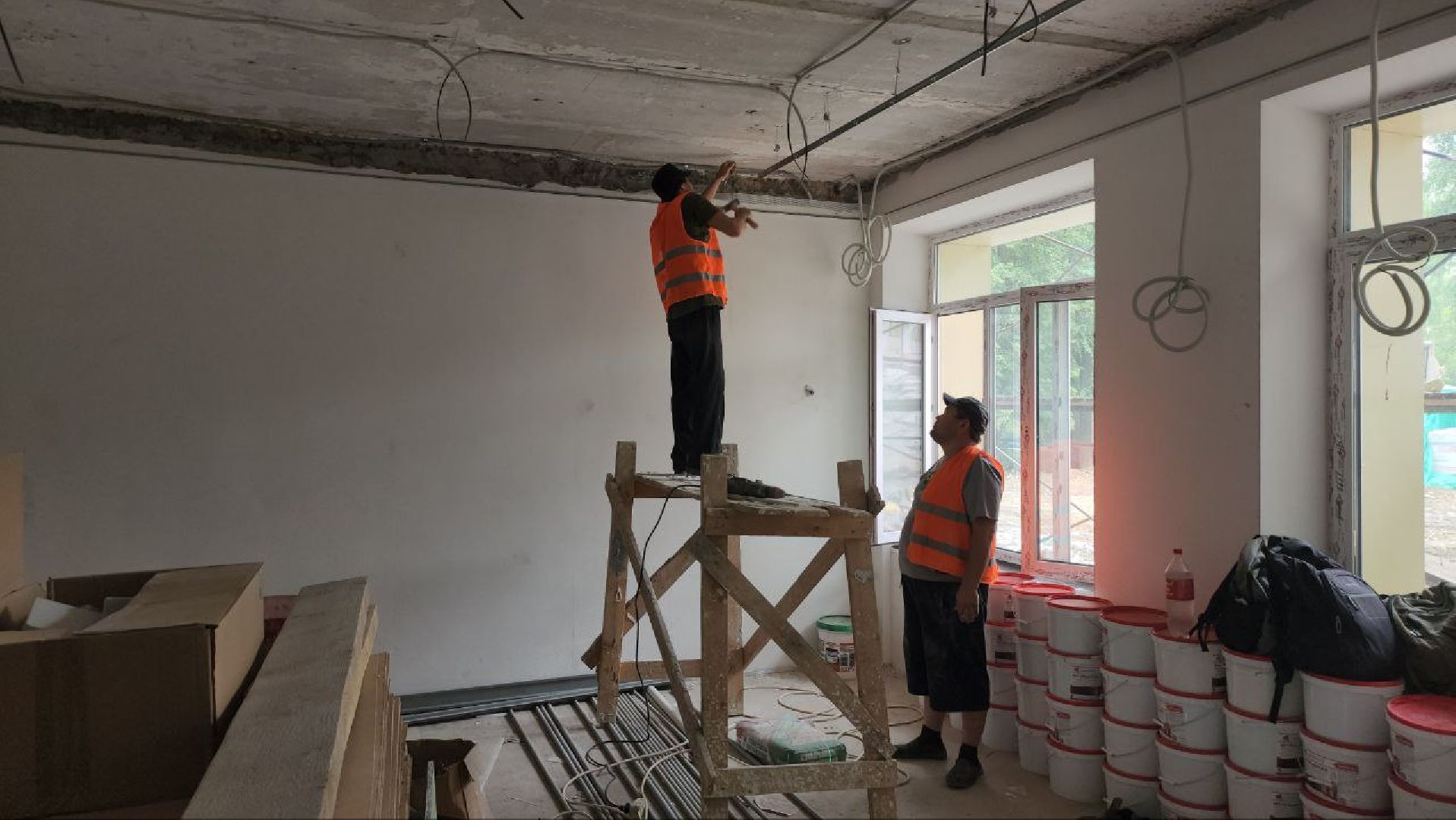 серпухов, школа 6, капитальный ремонт школы, улица водонапорная,