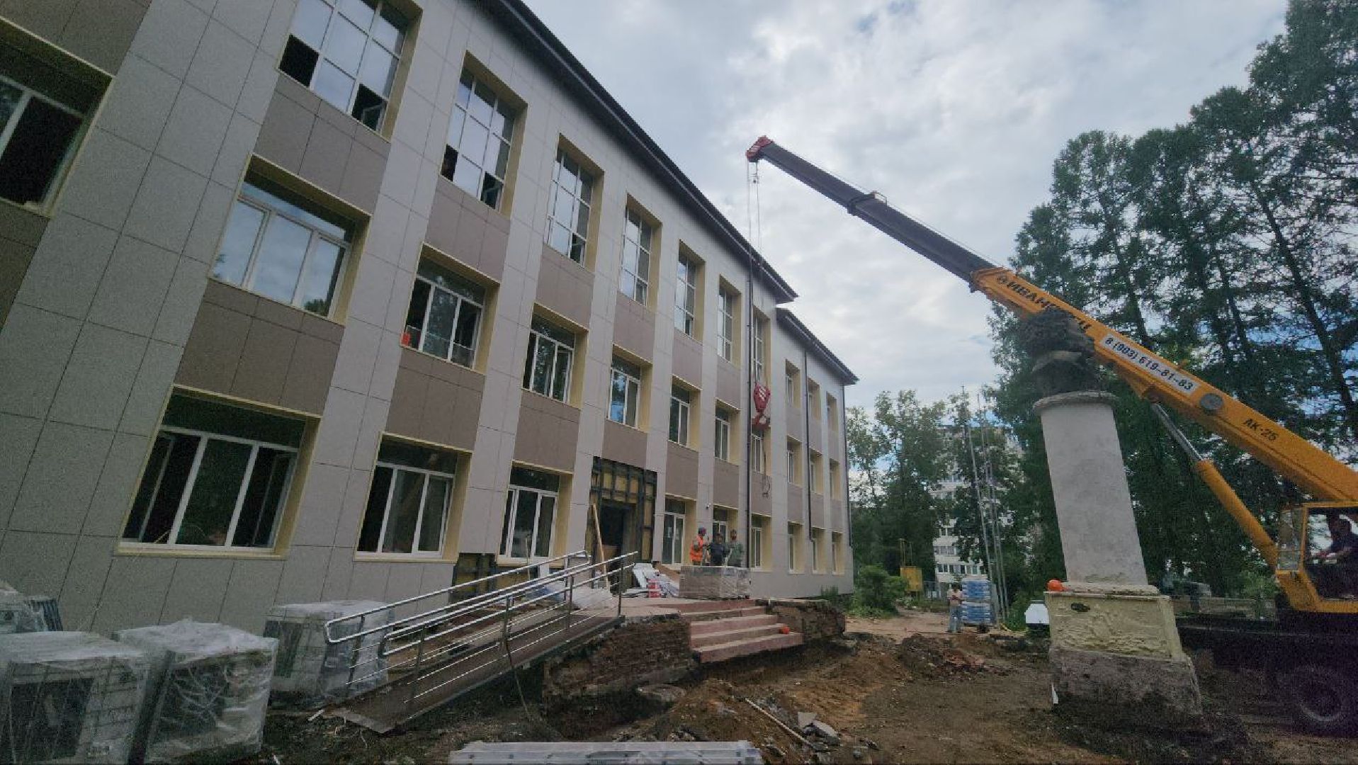 серпухов, школа 6, капитальный ремонт школы, улица водонапорная,