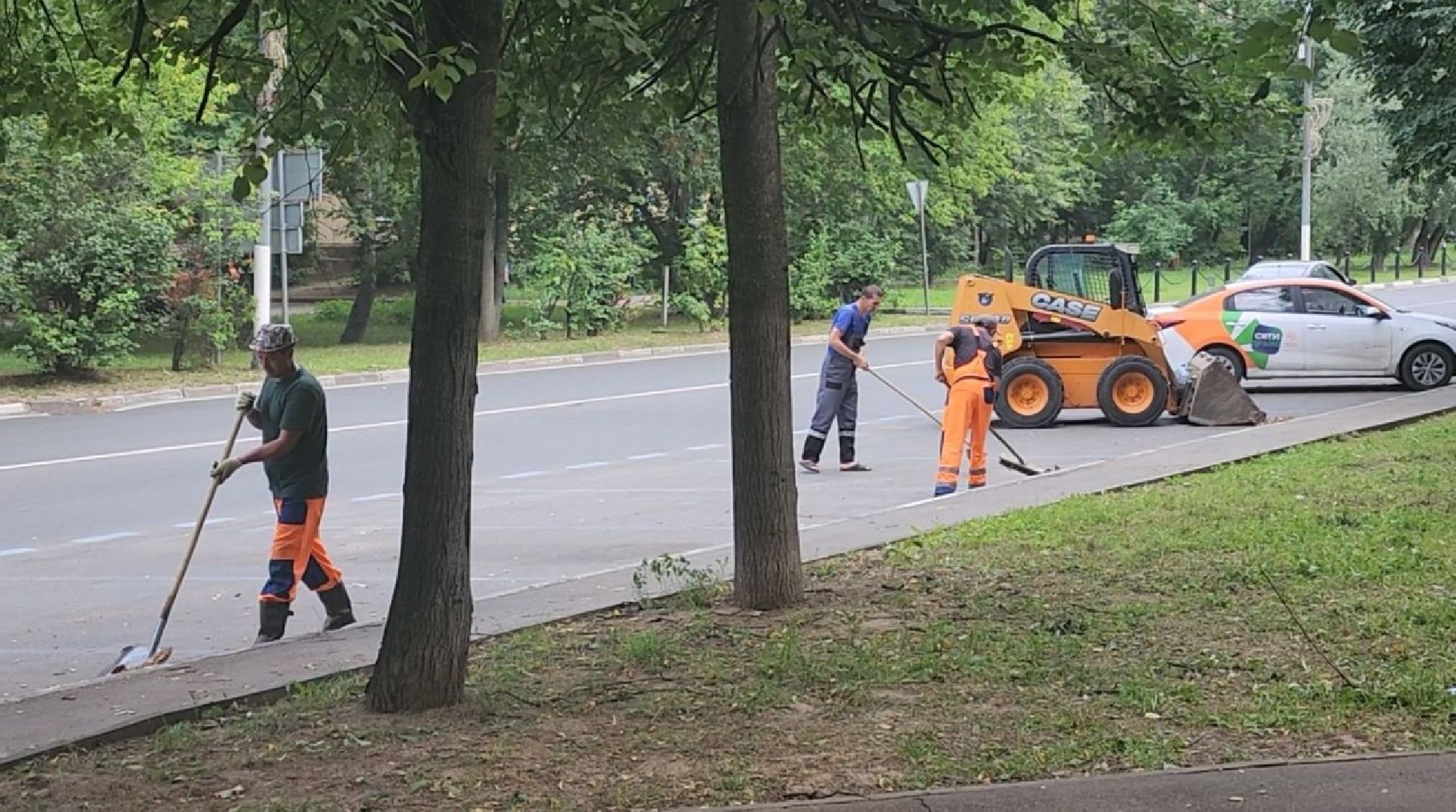 долгопрудный, дирижабельная улица, смет мусора, покос травы, мбу благоустройство,