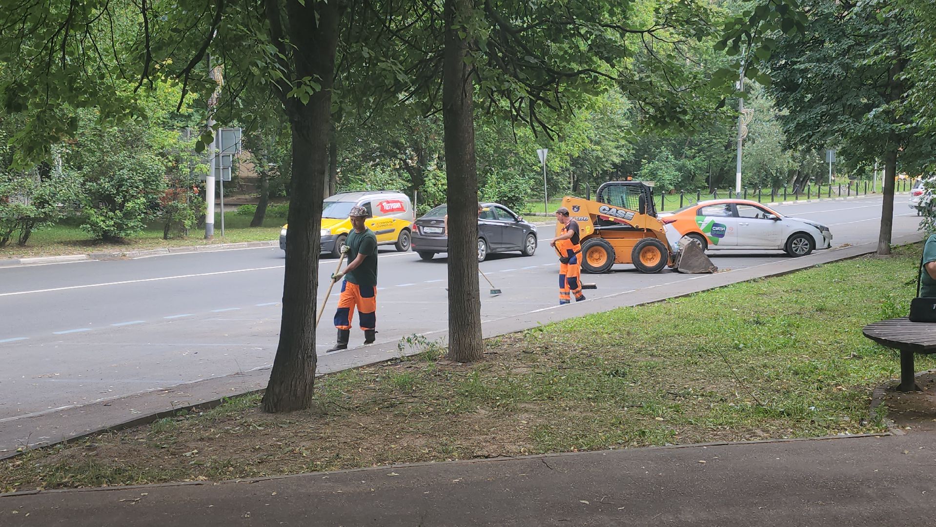 долгопрудный, дирижабельная улица, смет мусора, покос травы, мбу благоустройство,