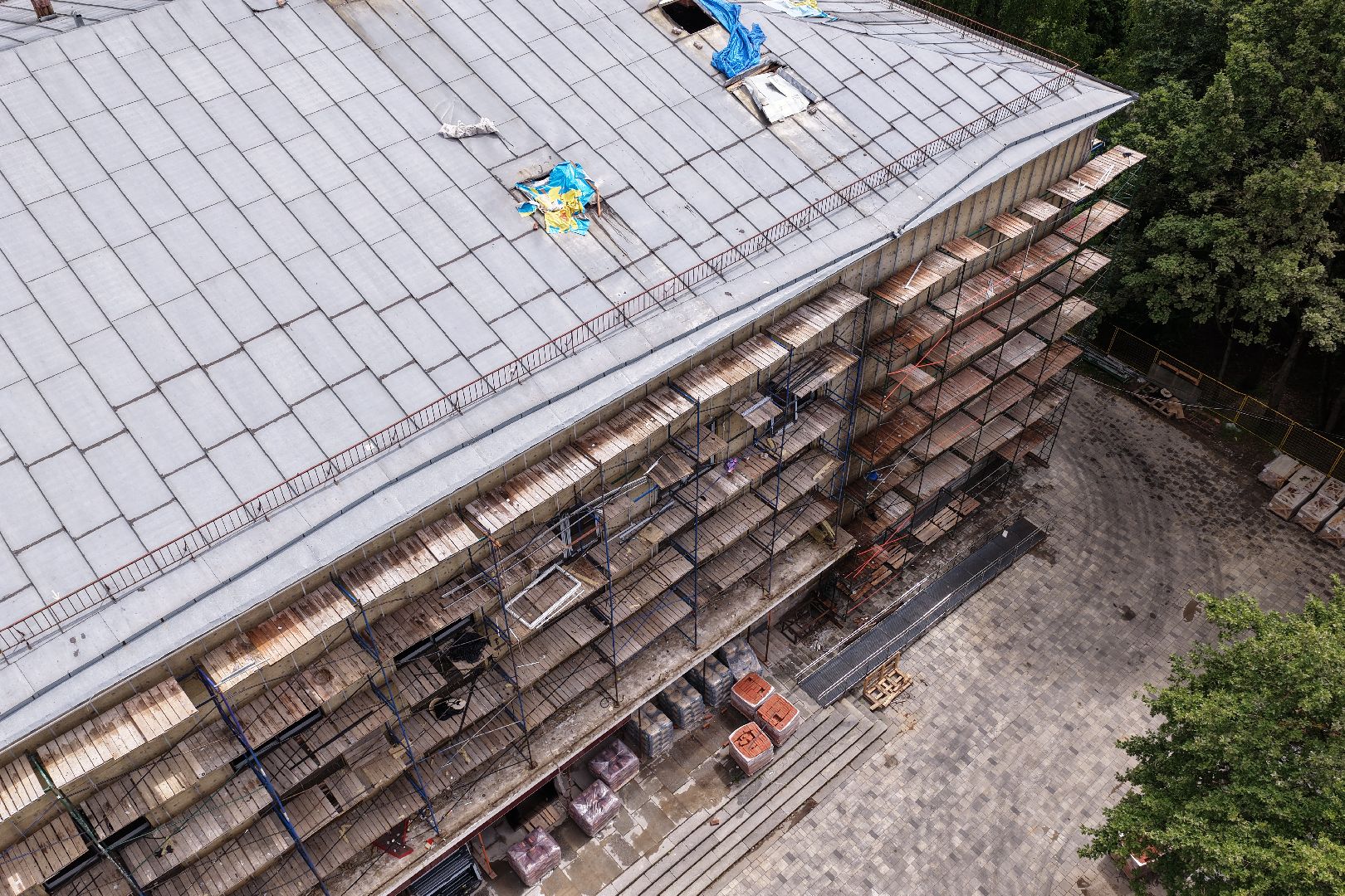 видео с коптера, дворец культуры родина, дворец культуры химки,