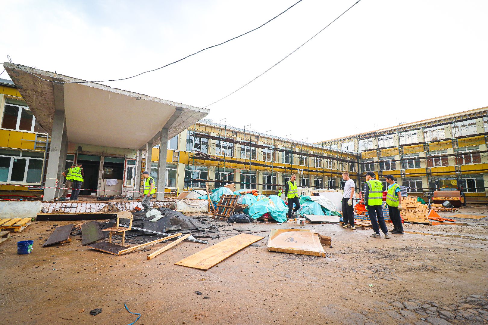 клин, школы, строительство, спортплощадка,