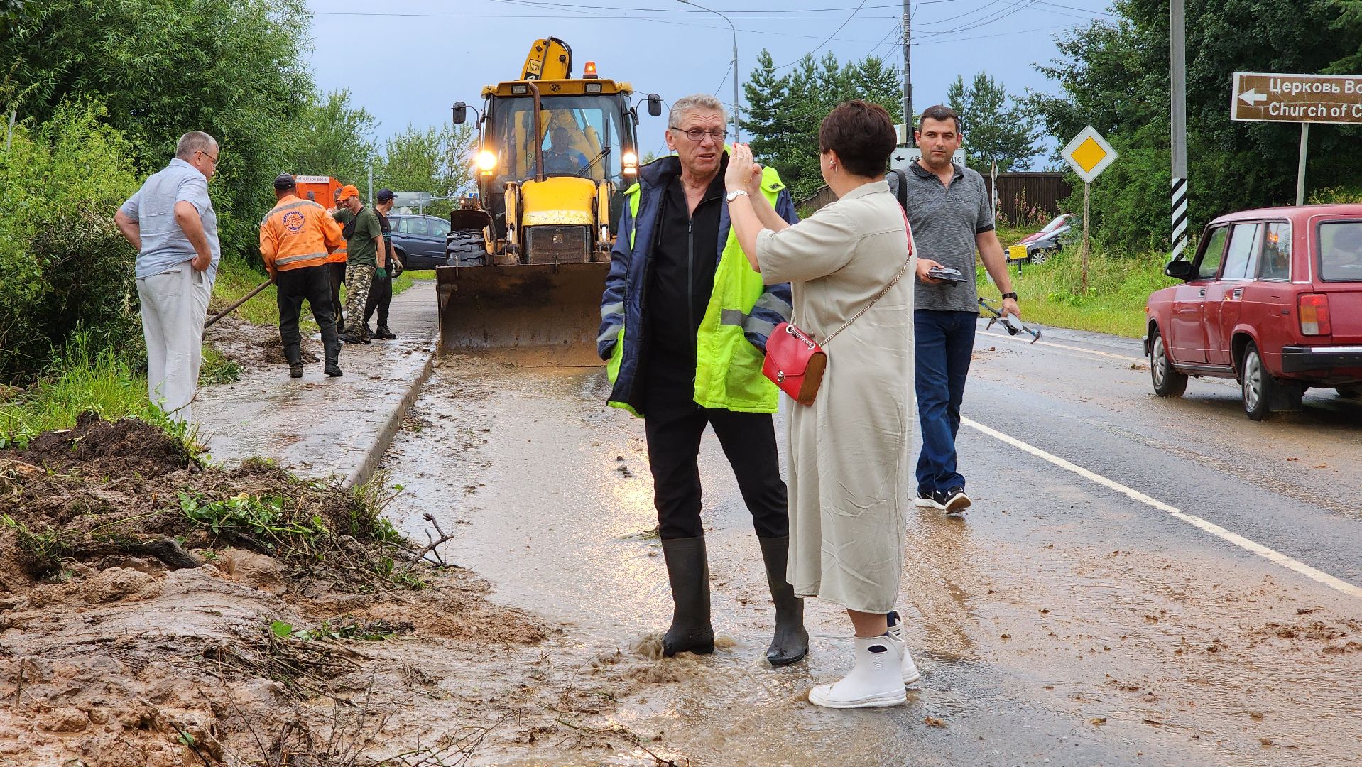 можайск, борисово, разгул стихии, мосавтодор ,