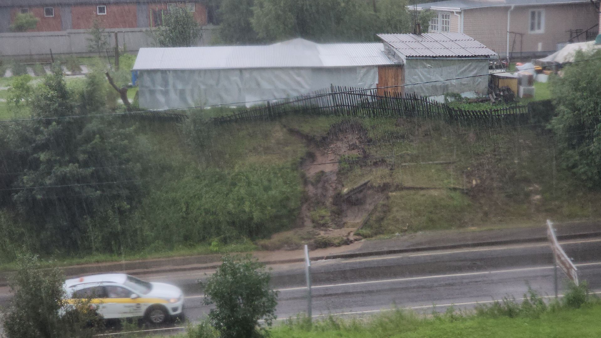 Можайск, Мосавтодор, сход грунта, последствия непогоды,