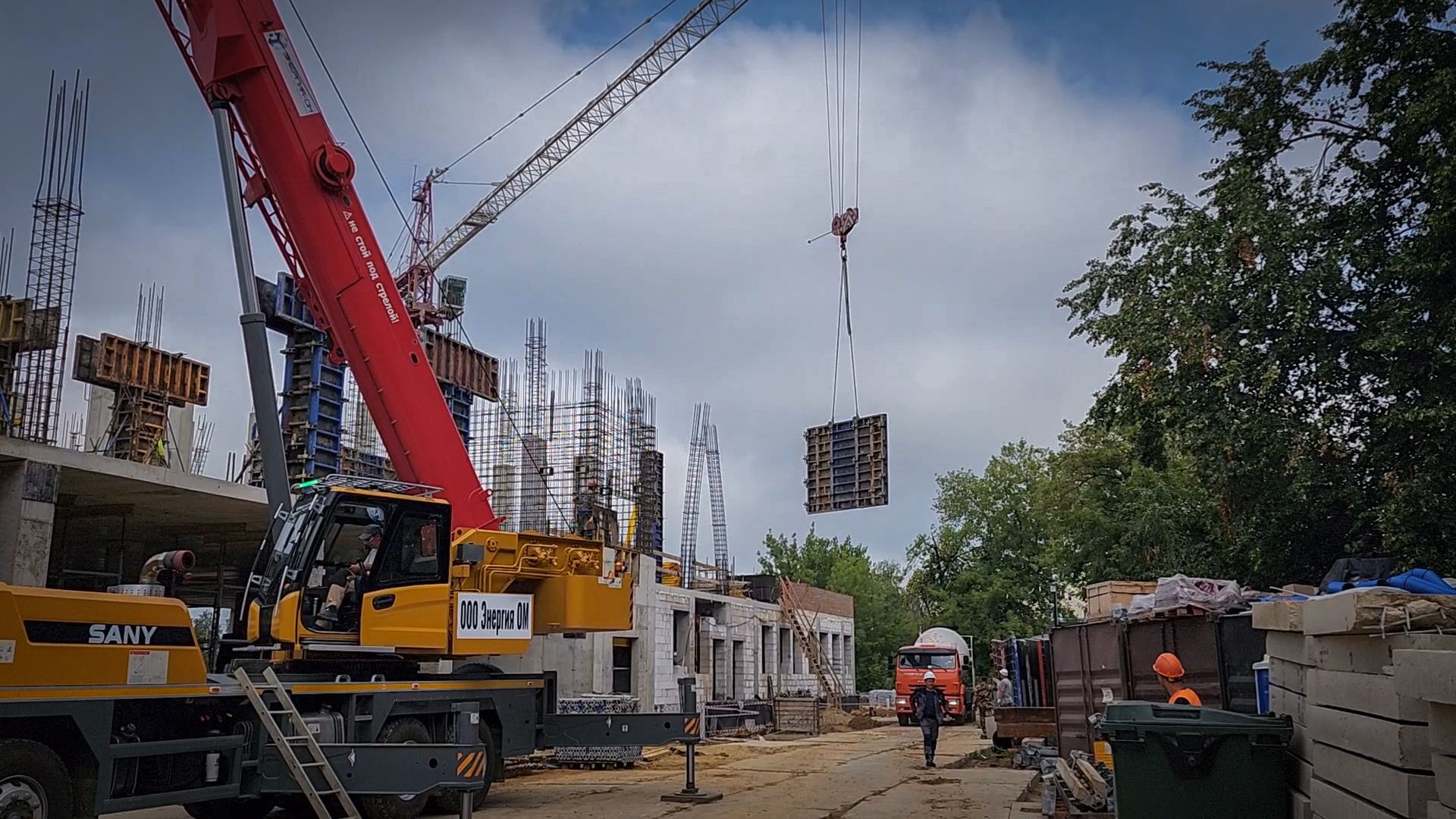 бронницы, строительство пристройки к лицею, новый корпус лицея в бронницах,