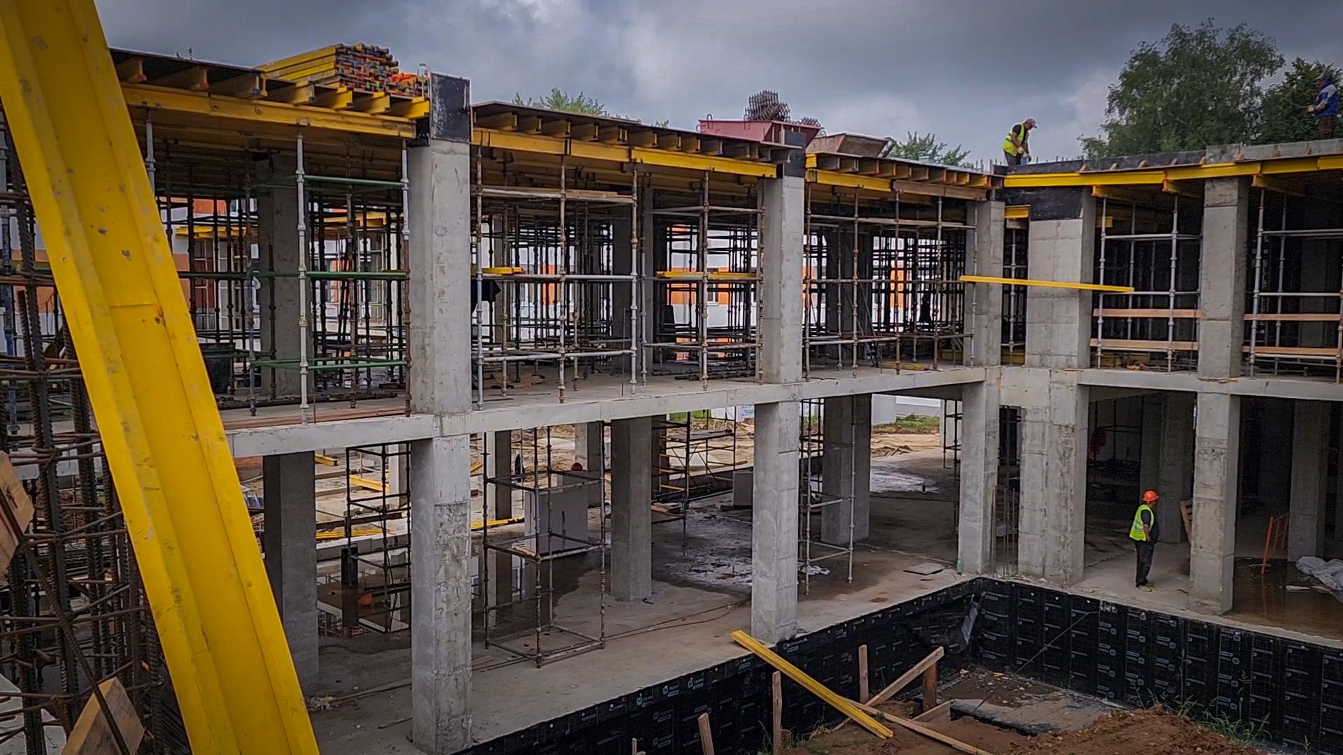 бронницы, строительство пристройки к лицею, новый корпус лицея в бронницах,