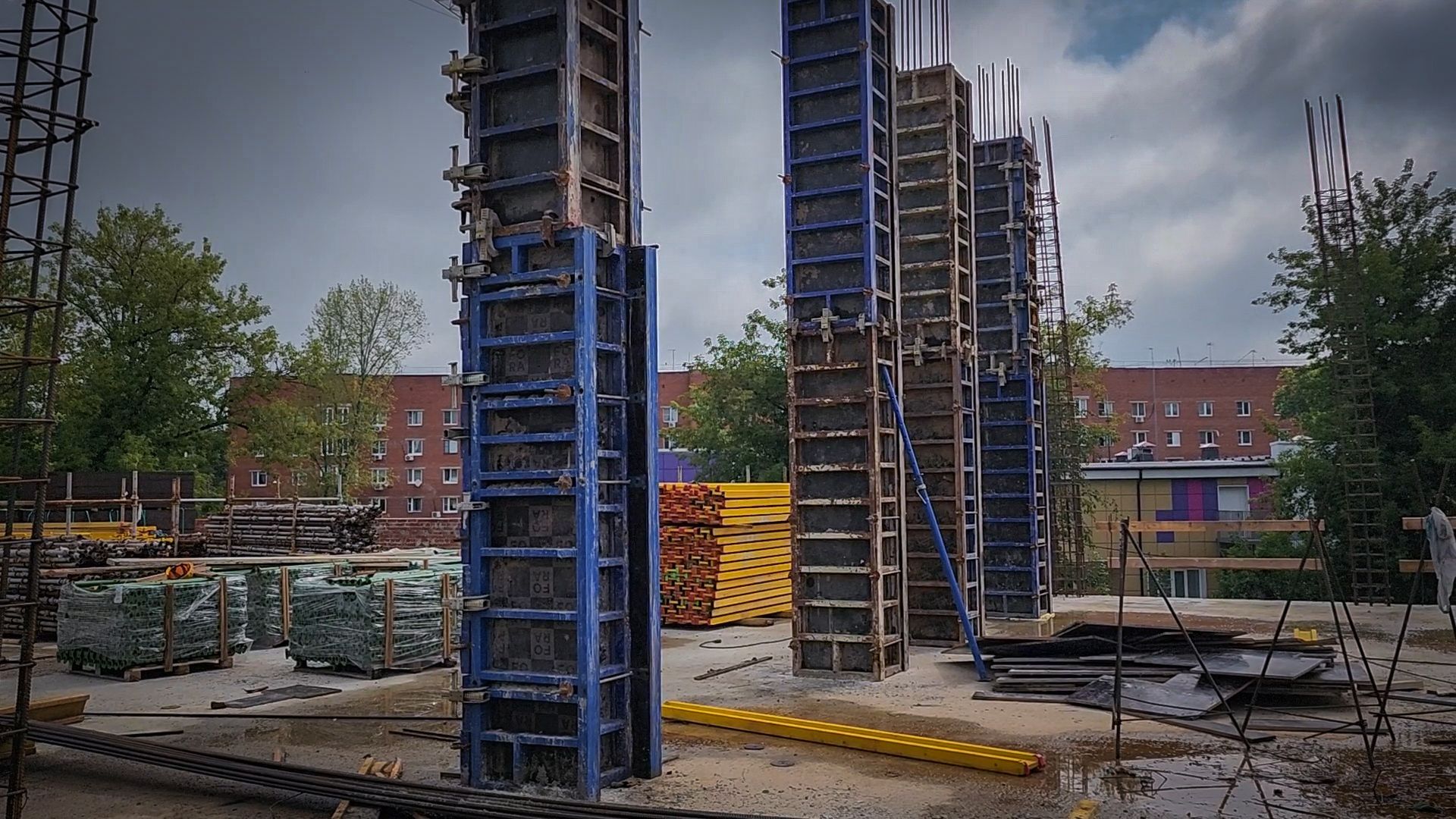 бронницы, строительство пристройки к лицею, новый корпус лицея в бронницах,