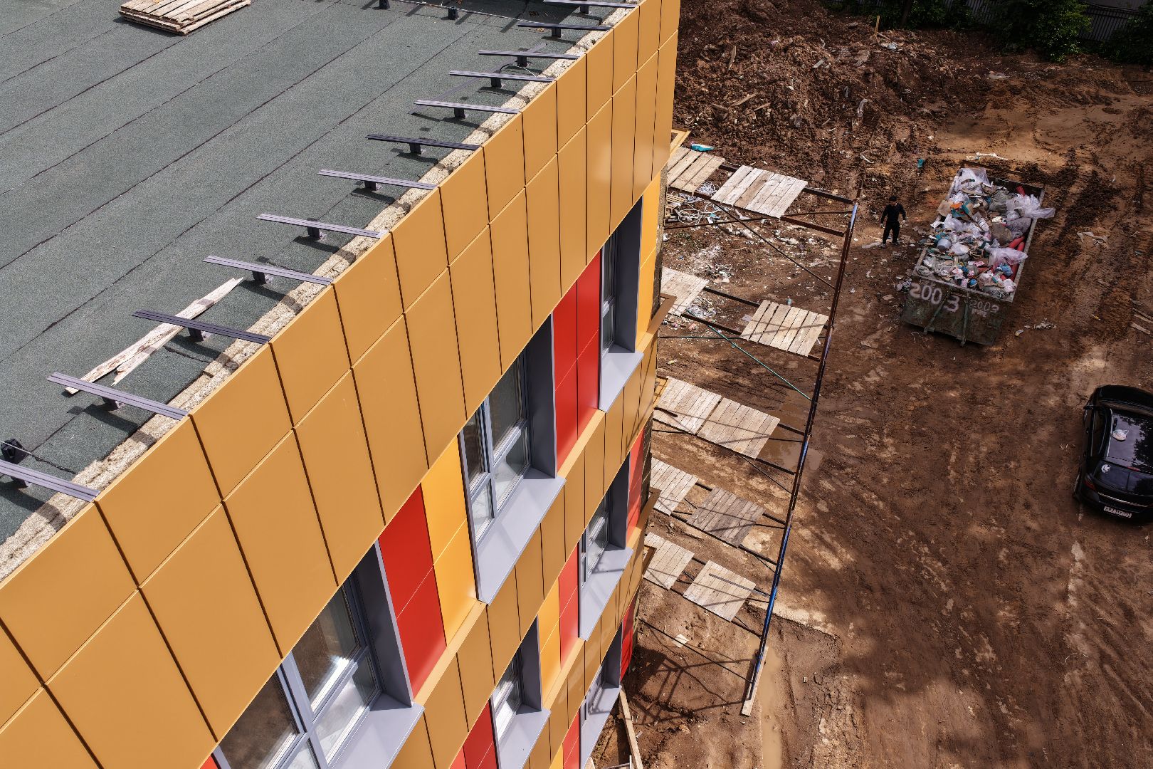 видео с коптера, детский сад радуга, детский сад химки,