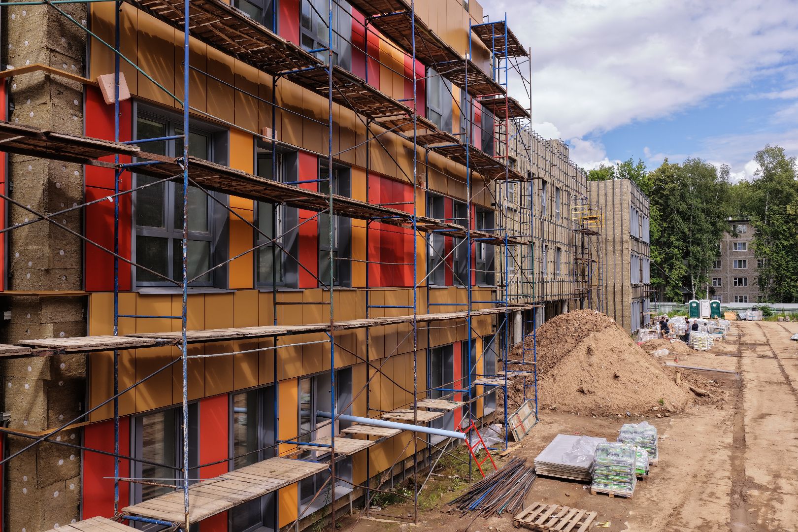 видео с коптера, детский сад радуга, детский сад химки,