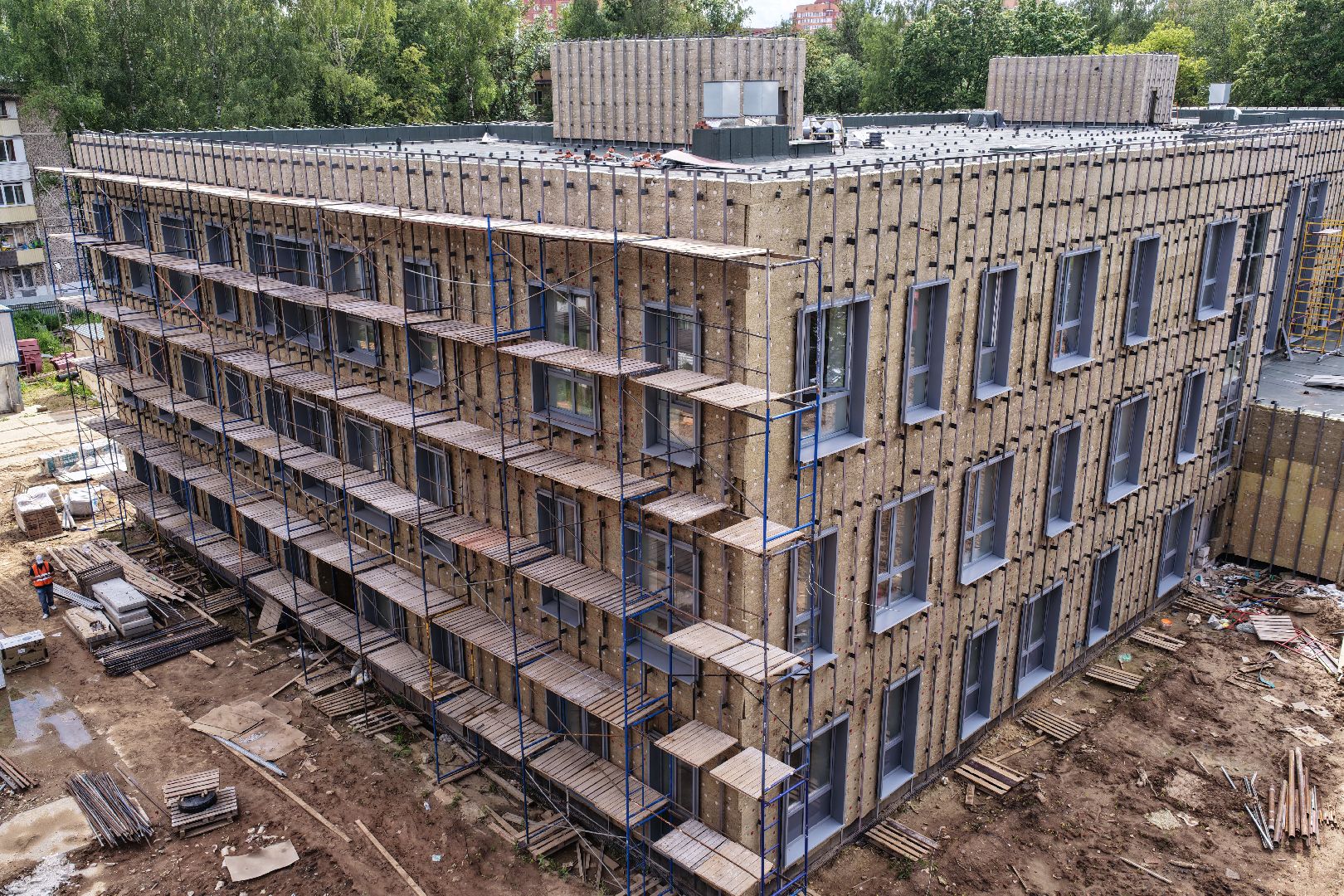 видео с коптера, детский сад радуга, детский сад химки,