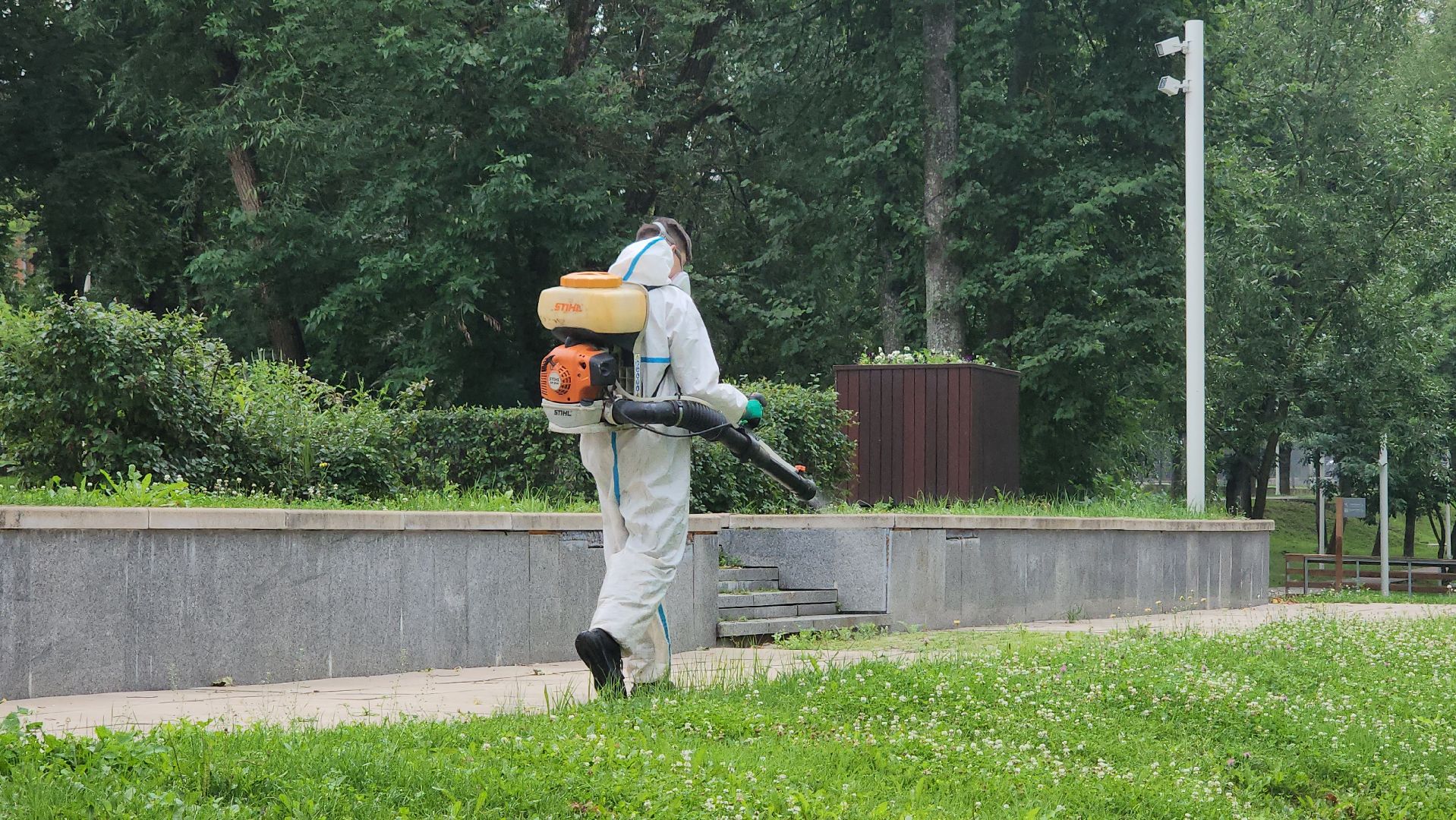 Истра, Парк, обработка от клещей, Клещи,