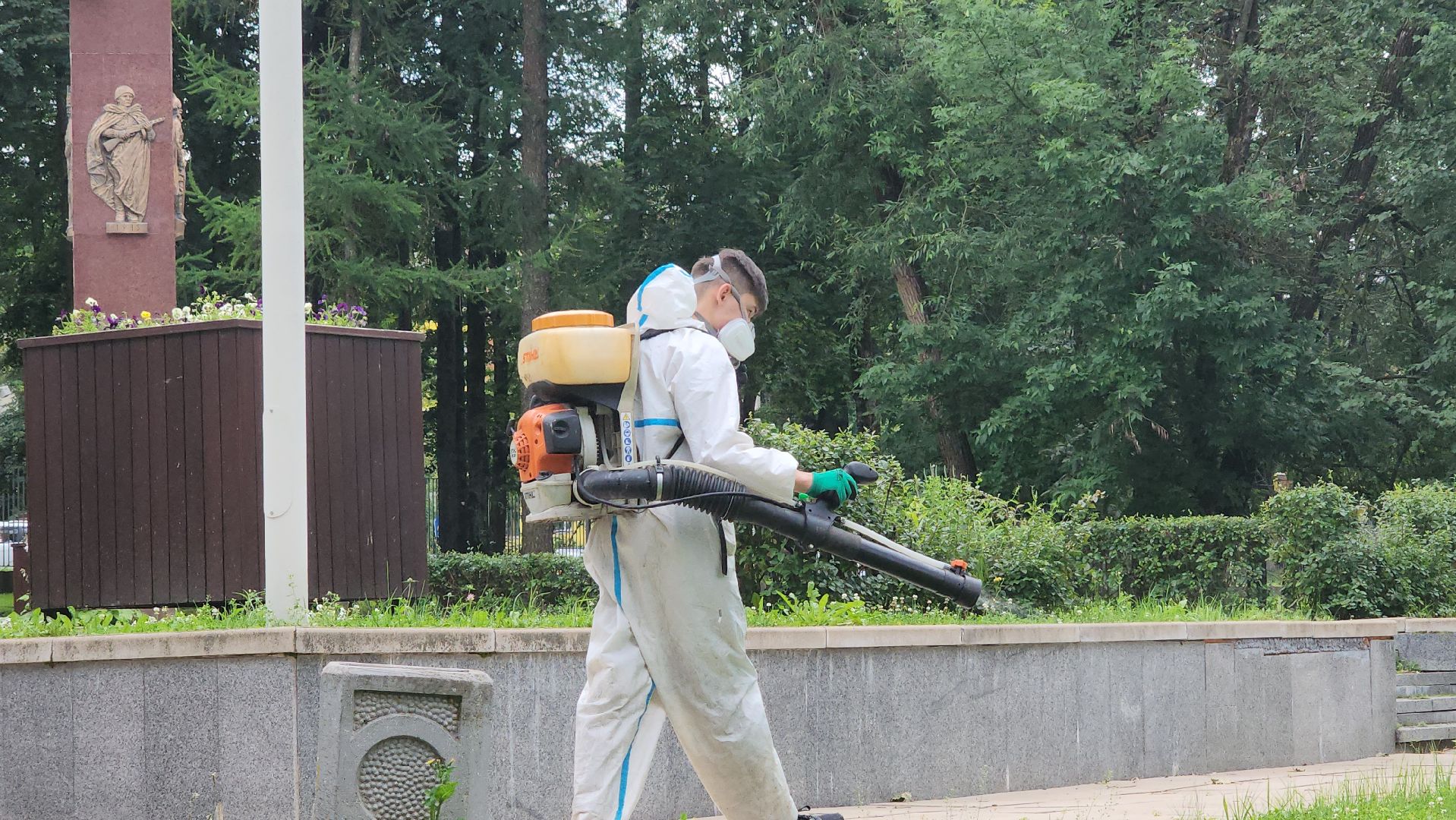 Истра, Парк, обработка от клещей, Клещи,