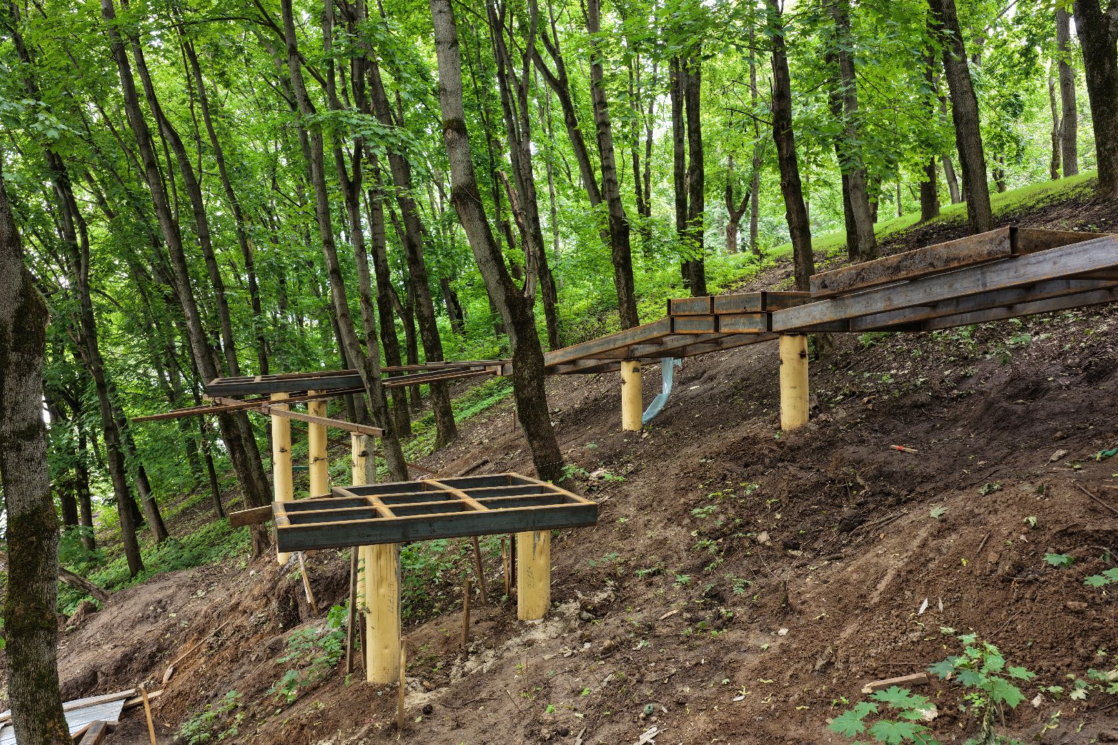 видео с коптера, парк имени льва толстого, парк химки, благоустройство парка химки,