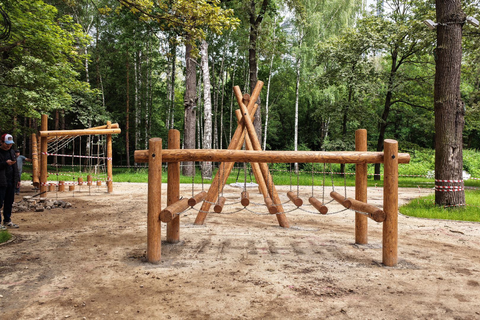 видео с коптера, парк имени льва толстого, парк химки, благоустройство парка химки,