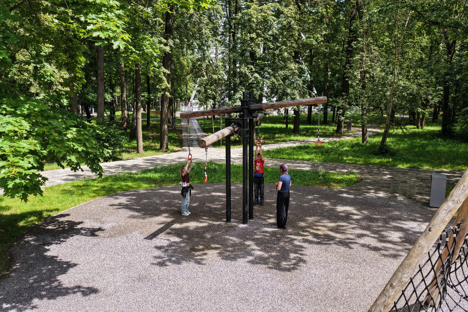 видео с коптера, парк имени льва толстого, парк химки, благоустройство парка химки,