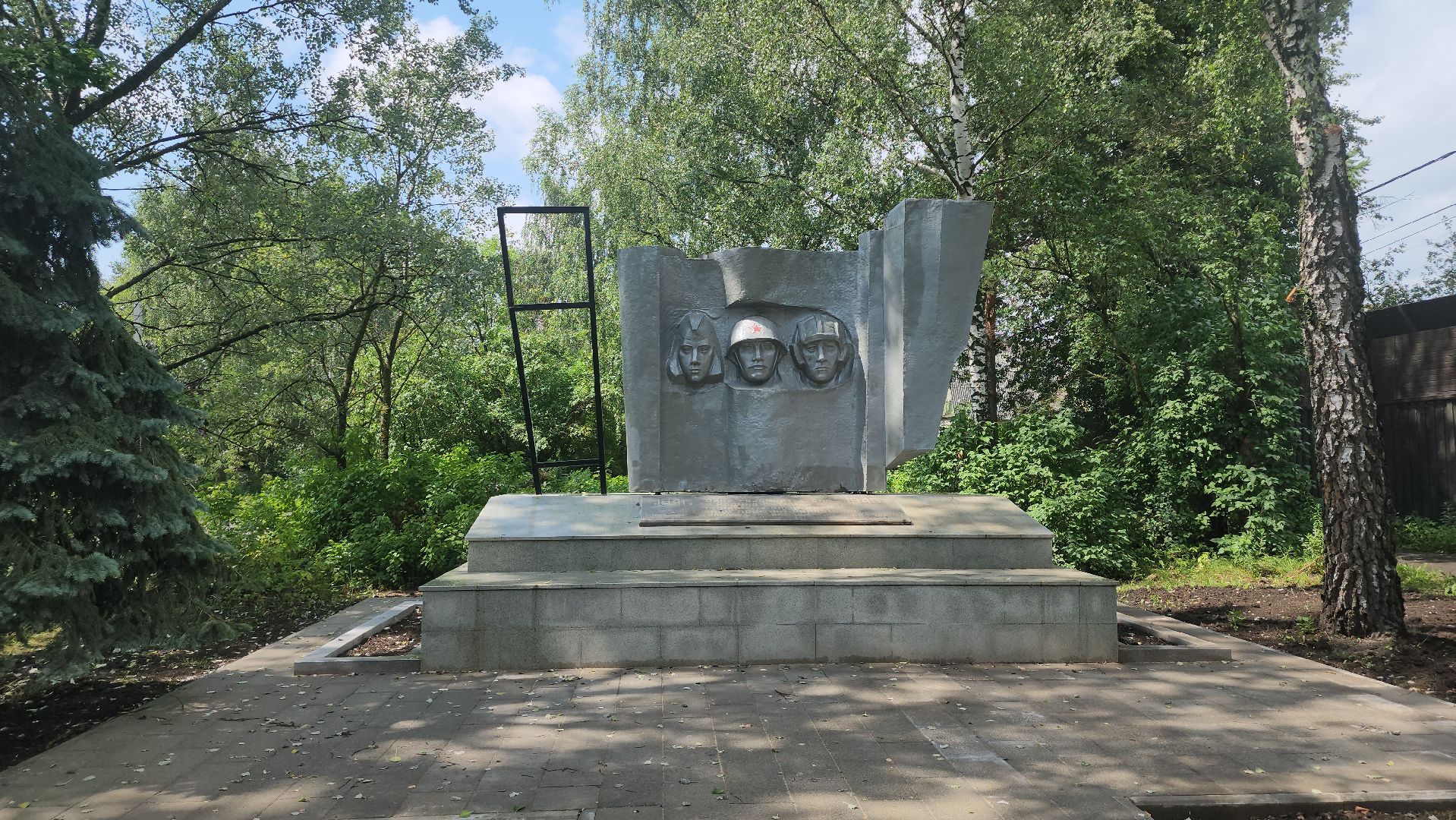 щёлково, мемориал воина великой отечественной войны, реконструкция памятника,