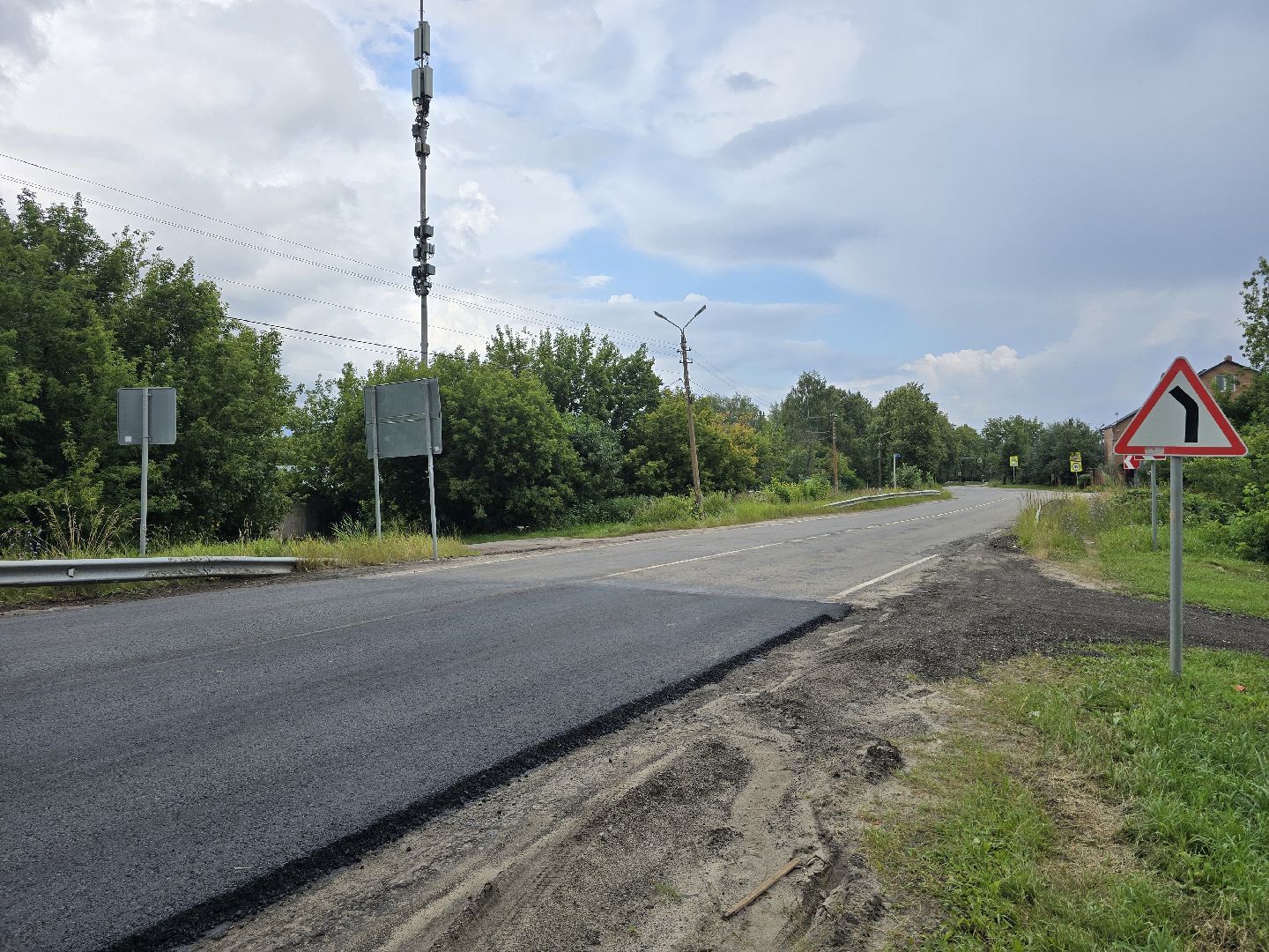 Коломна, дорожный ремонт, новый асфальт,