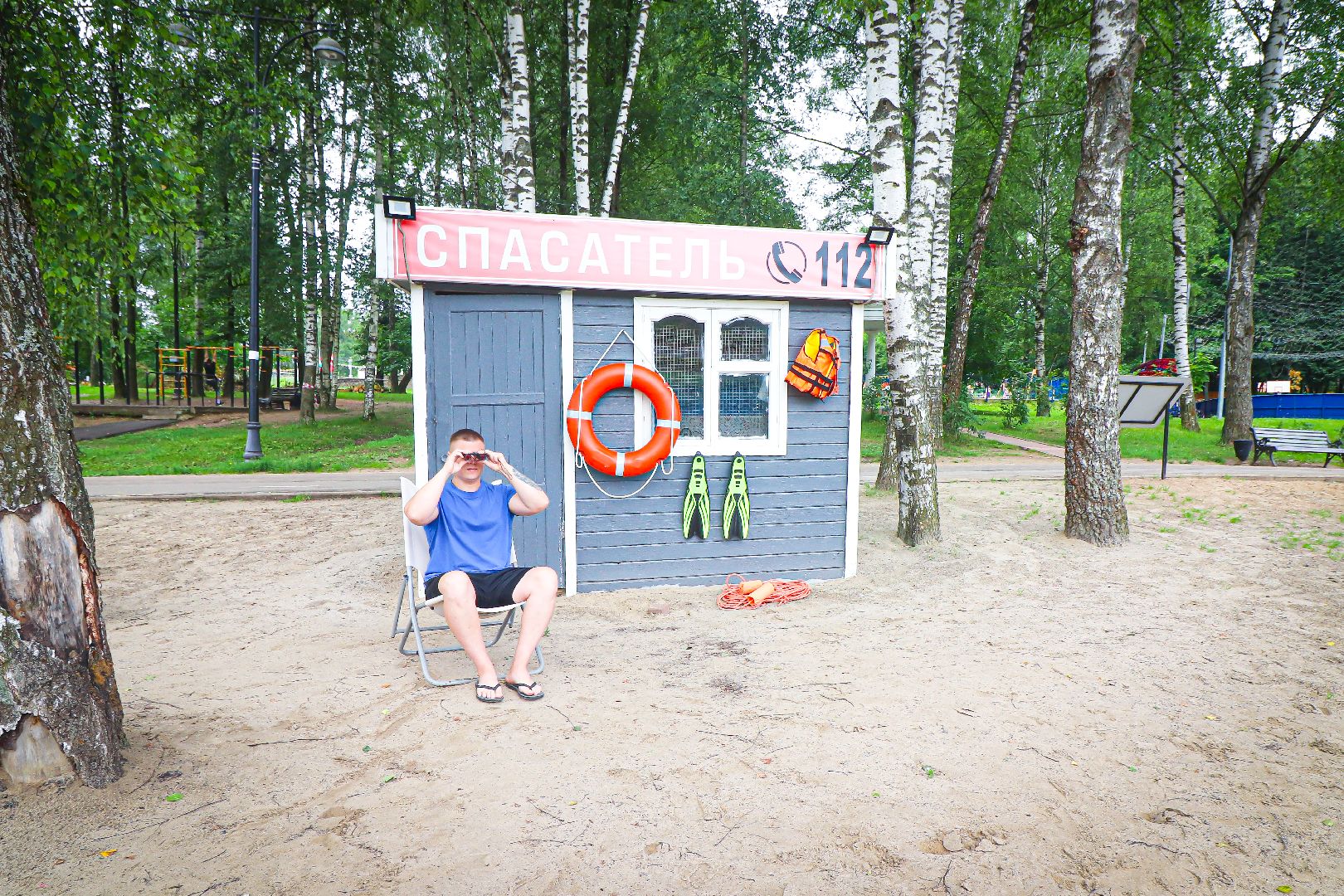 клин, общество, учения на воде, спасатели, МЧС, пляжи,