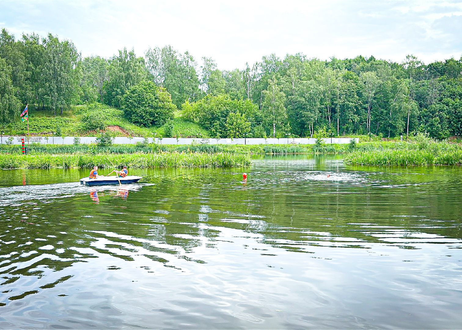 клин, общество, учения на воде, спасатели, МЧС, пляжи,