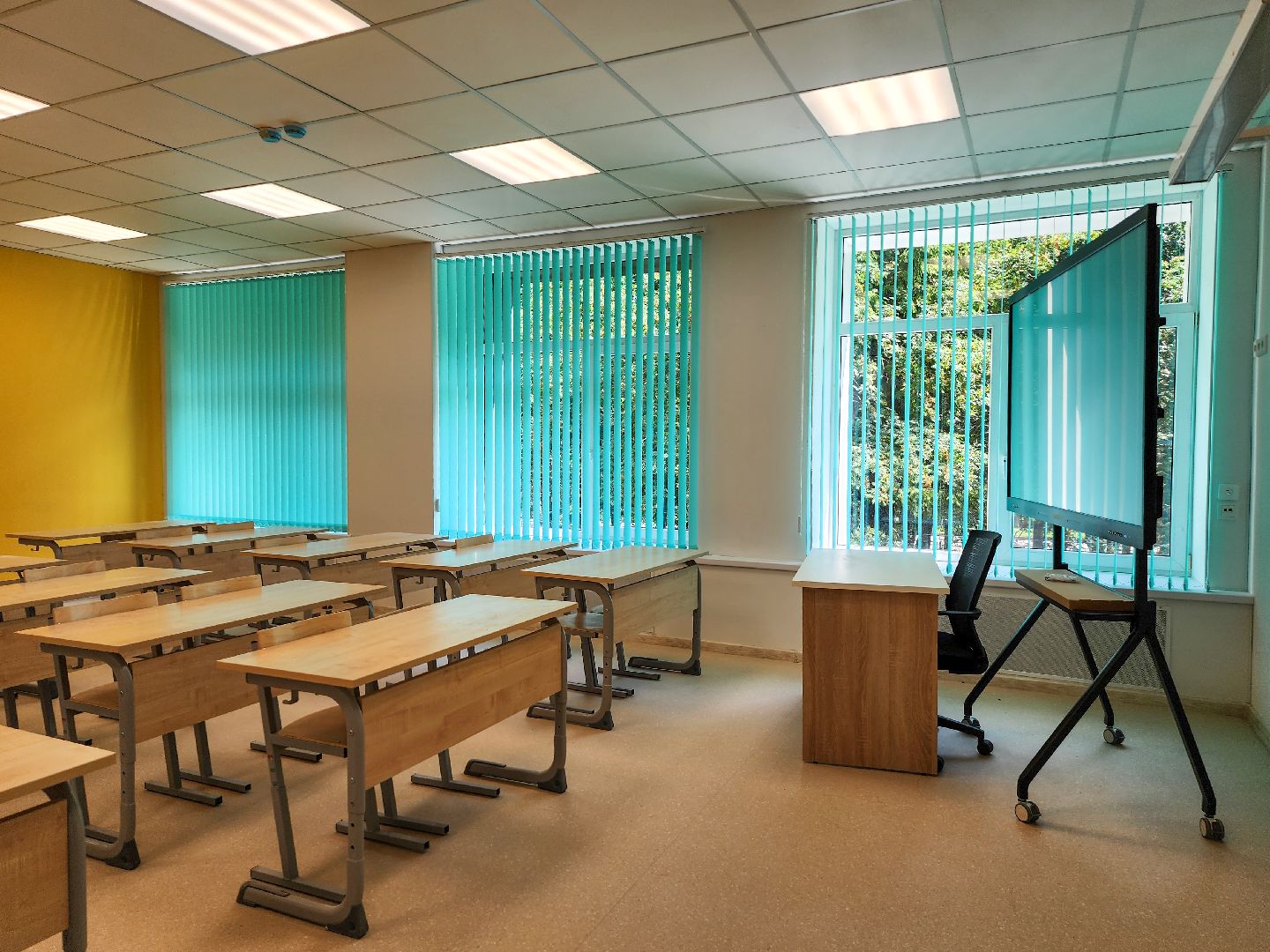 Подольск, капремонт, гимназия имени подольских курсантов,новое оборудование ,