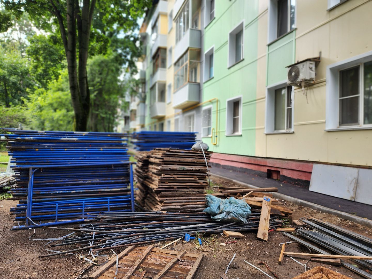 королёв, благоустройство , ремонт фасада , отечественные материалы и технологии,