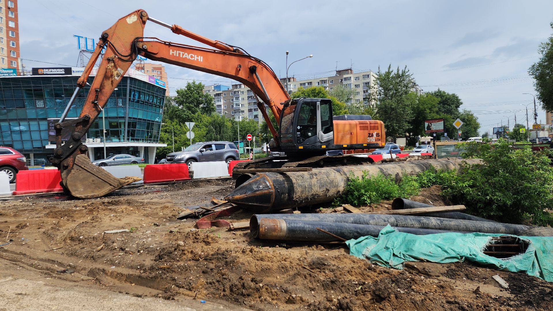 вертикалки, пушкино, строительство моста, автодорога, шоссе, дорожные работы, серебрянка,