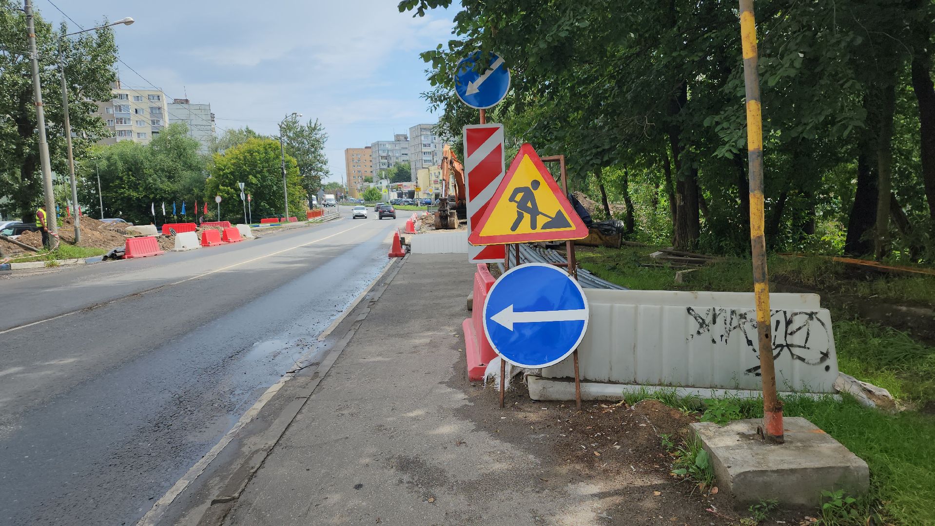 вертикалки, пушкино, строительство моста, автодорога, шоссе, дорожные работы, серебрянка,