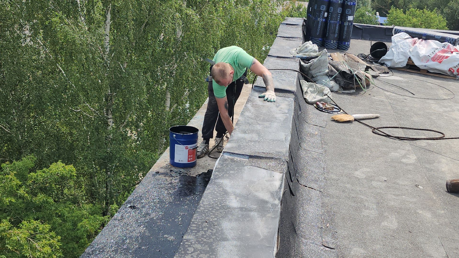 серпухов, поселок большевик, ремонт кровли, ук добрый дом, улица ленина,