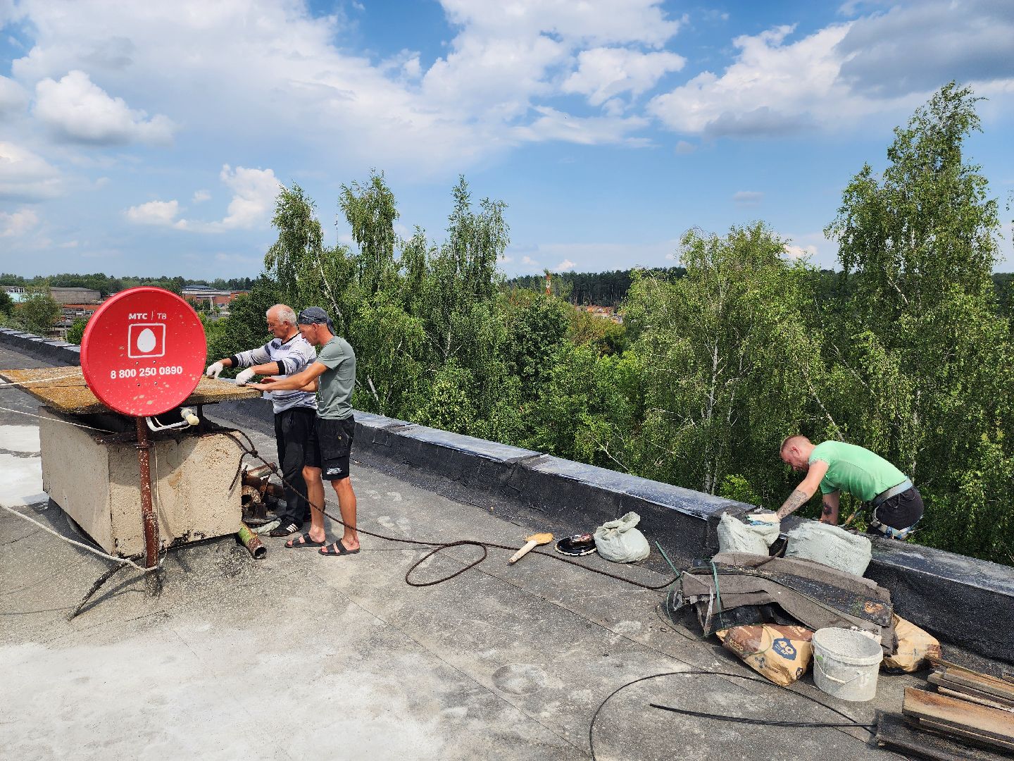 серпухов, поселок большевик, ремонт кровли, ук добрый дом, улица ленина,