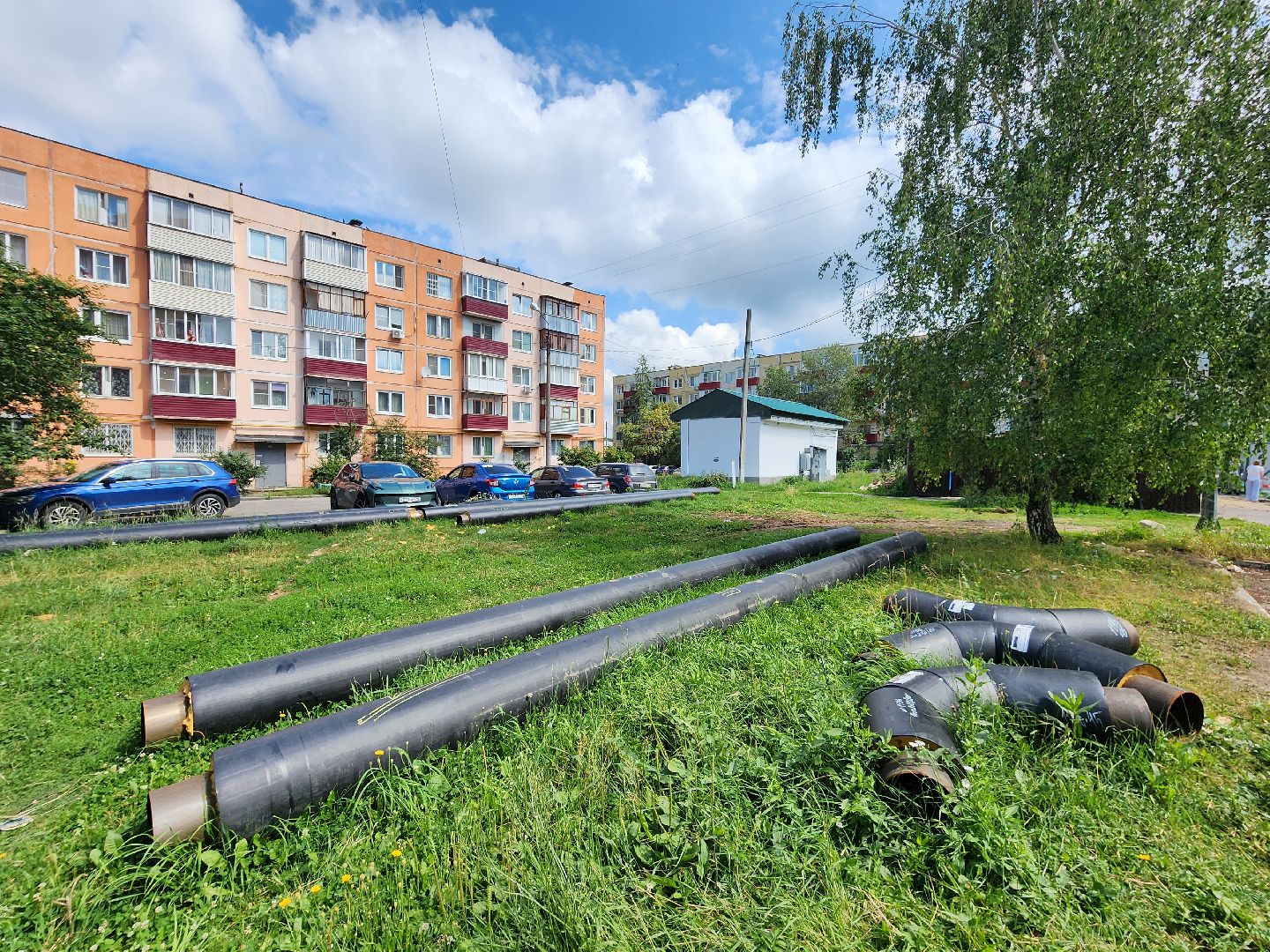 чехов, вишневый бульвар, теплосети, капремонт, реконструкция, укладка новых труб, уникальная изоляция труб, теплоснабжение, горячее водоснабжение, госпрограмма московской области, развитие инженерной инфраструктуры,