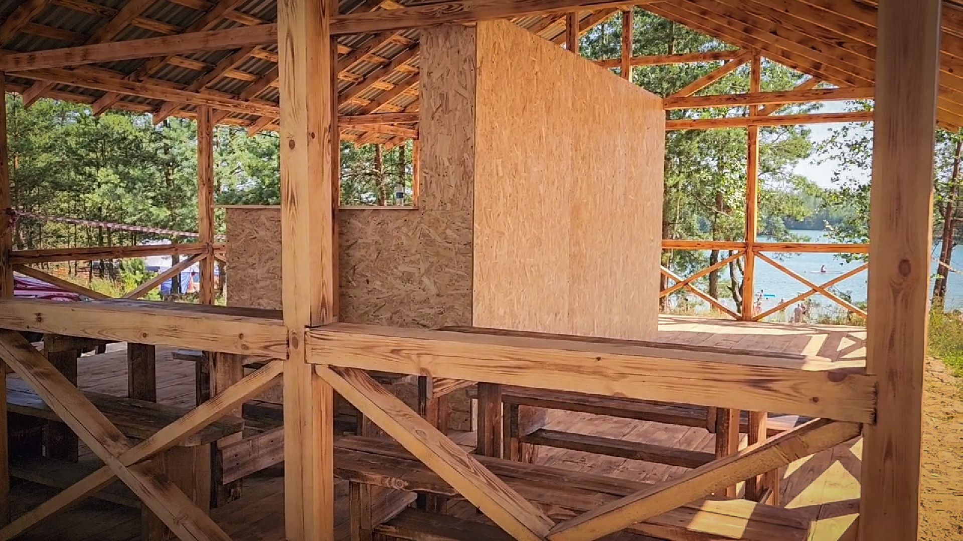 воскресенск, кафе на озере, отдых, озеро голубое ,