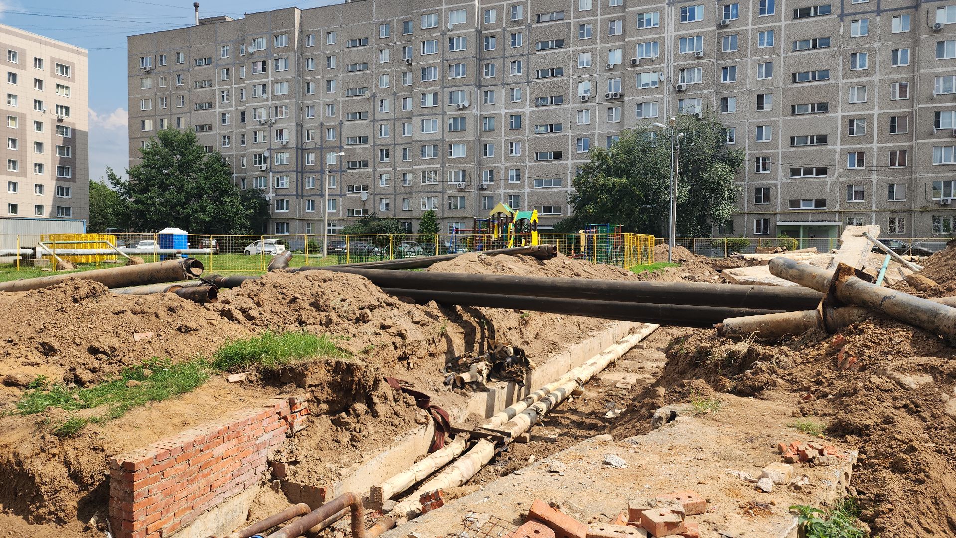 домодедово, подмосковье, теплосеть, замена теплосетй, новые трубы, жкх, отопление,трубопровод,