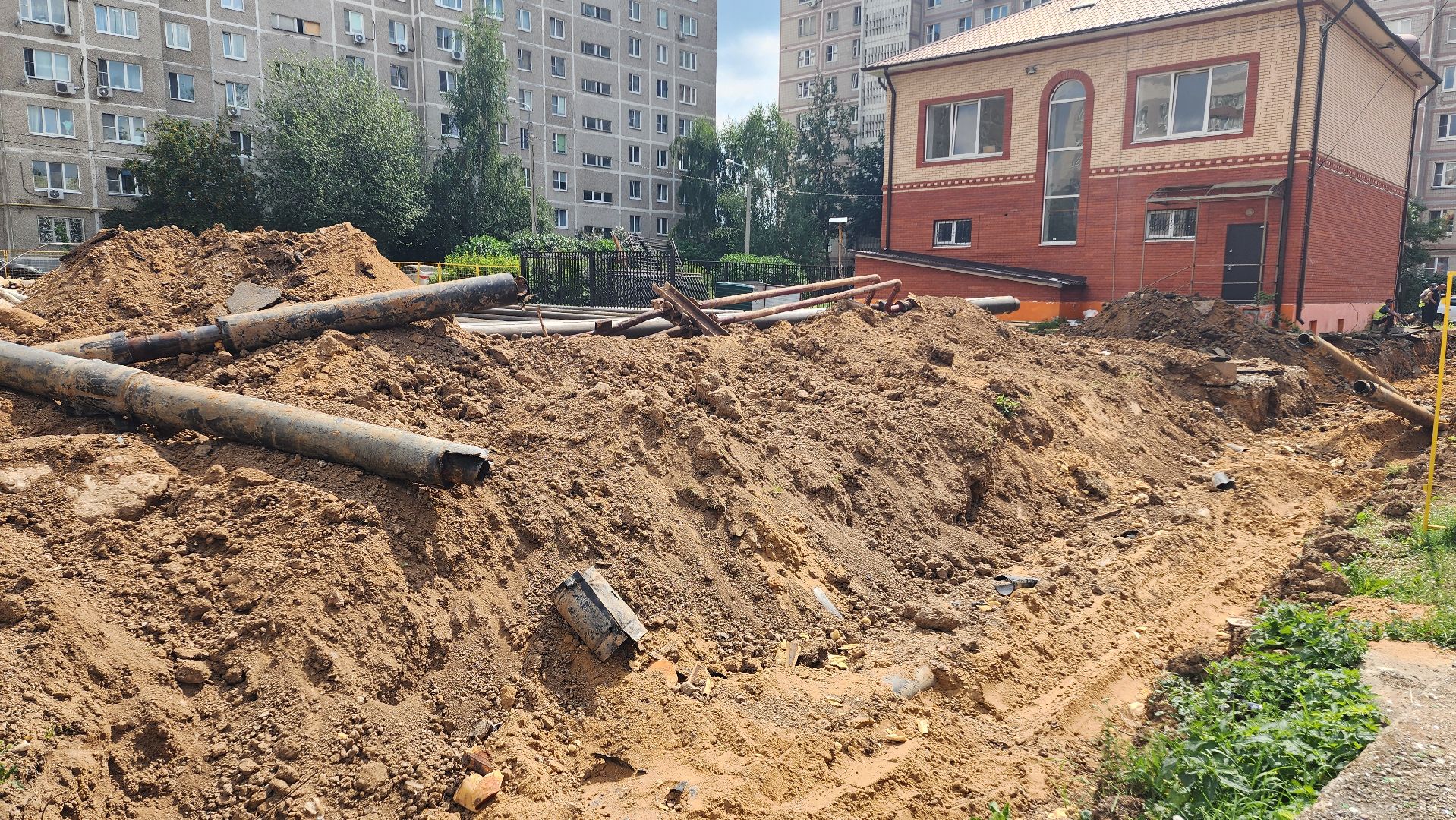 домодедово, подмосковье, теплосеть, замена теплосетй, новые трубы, жкх, отопление,трубопровод,