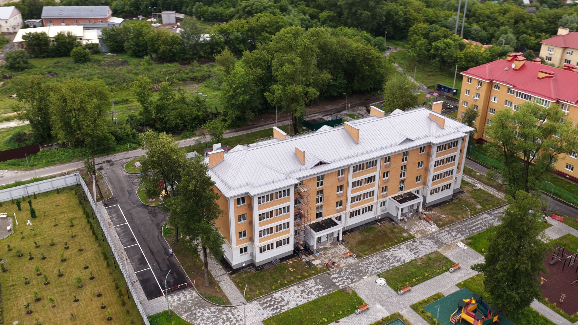 видео с коптера, дом для переселенцев егорьевск, новый дом в егорьевске,