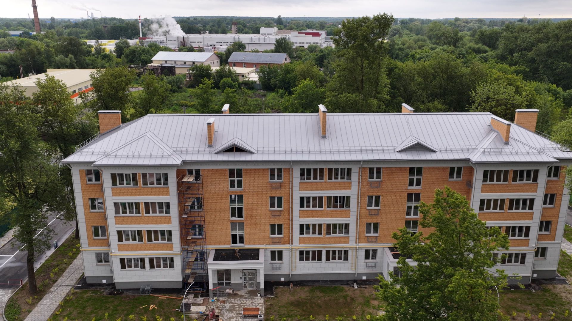 видео с коптера, дом для переселенцев егорьевск, новый дом в егорьевске,