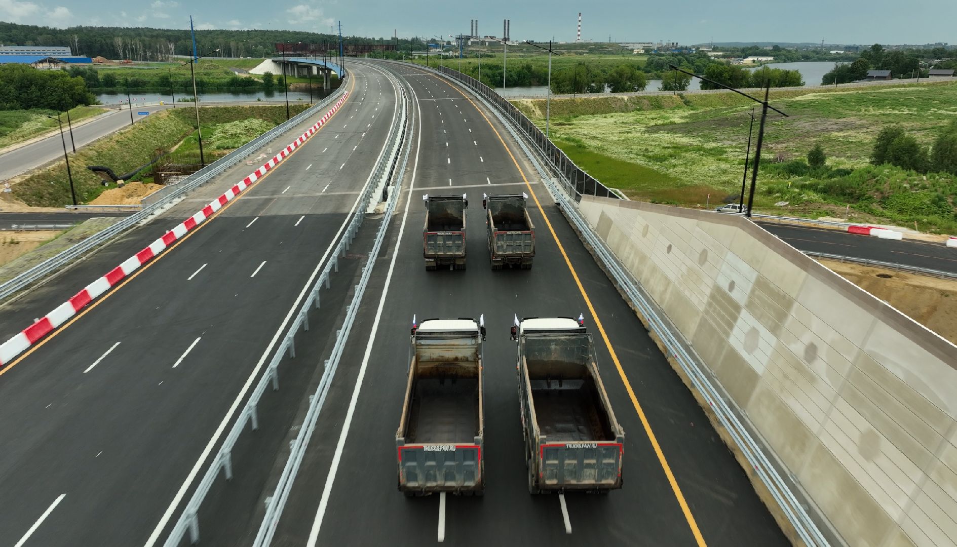 видео с коптера, юла, дороги подмосковья, второй участок юла,