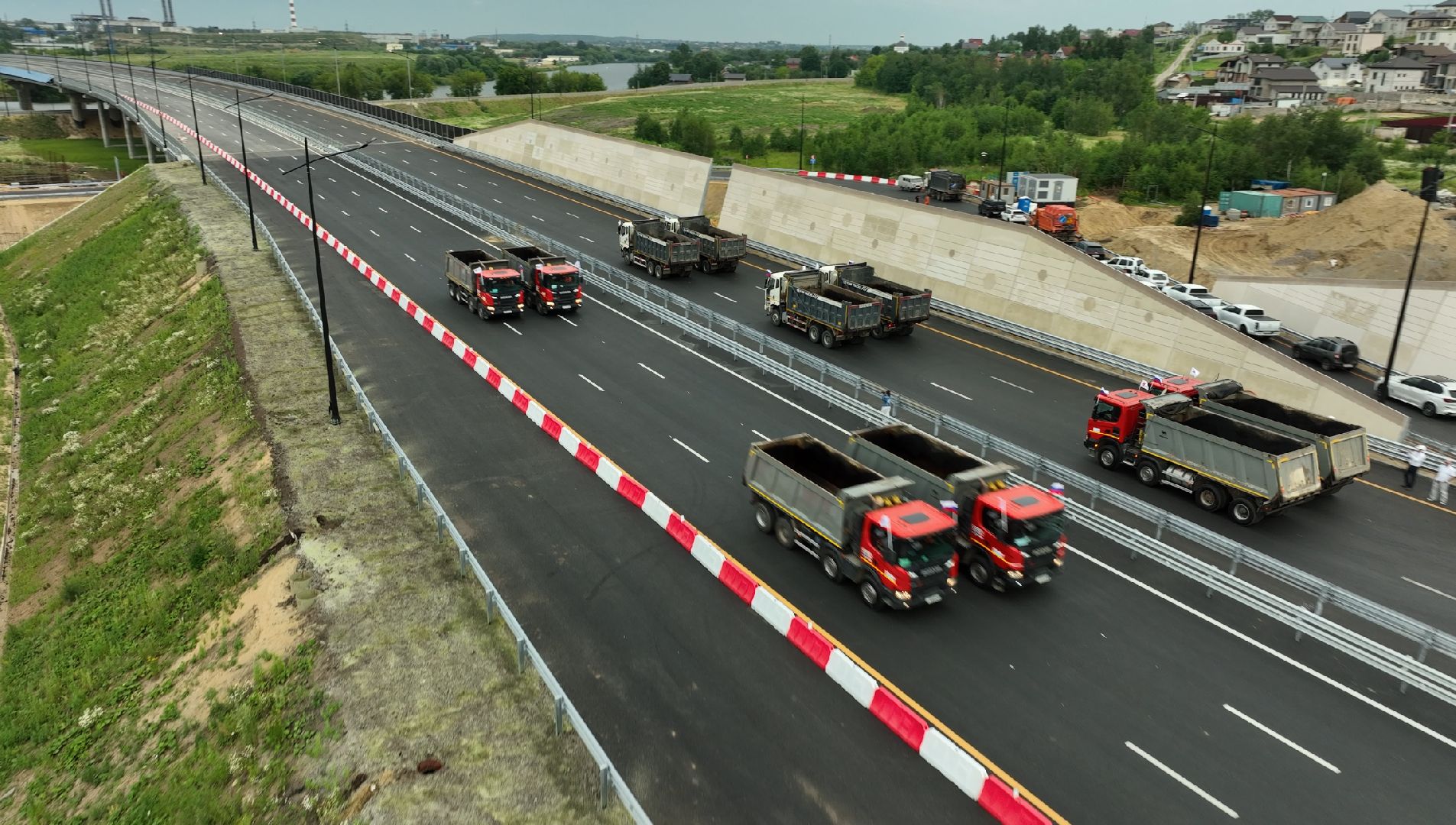 видео с коптера, юла, дороги подмосковья, второй участок юла,