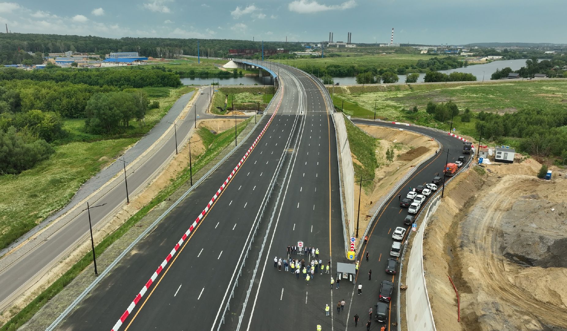 видео с коптера, юла, дороги подмосковья, второй участок юла,