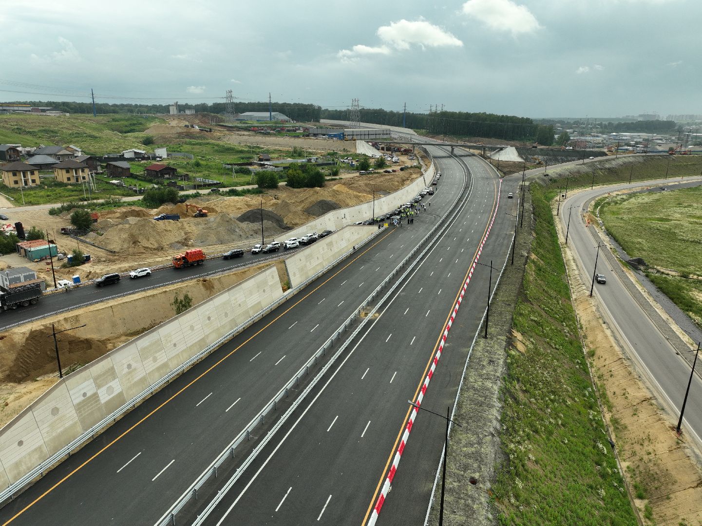 видео с коптера, юла, дороги подмосковья, второй участок юла,