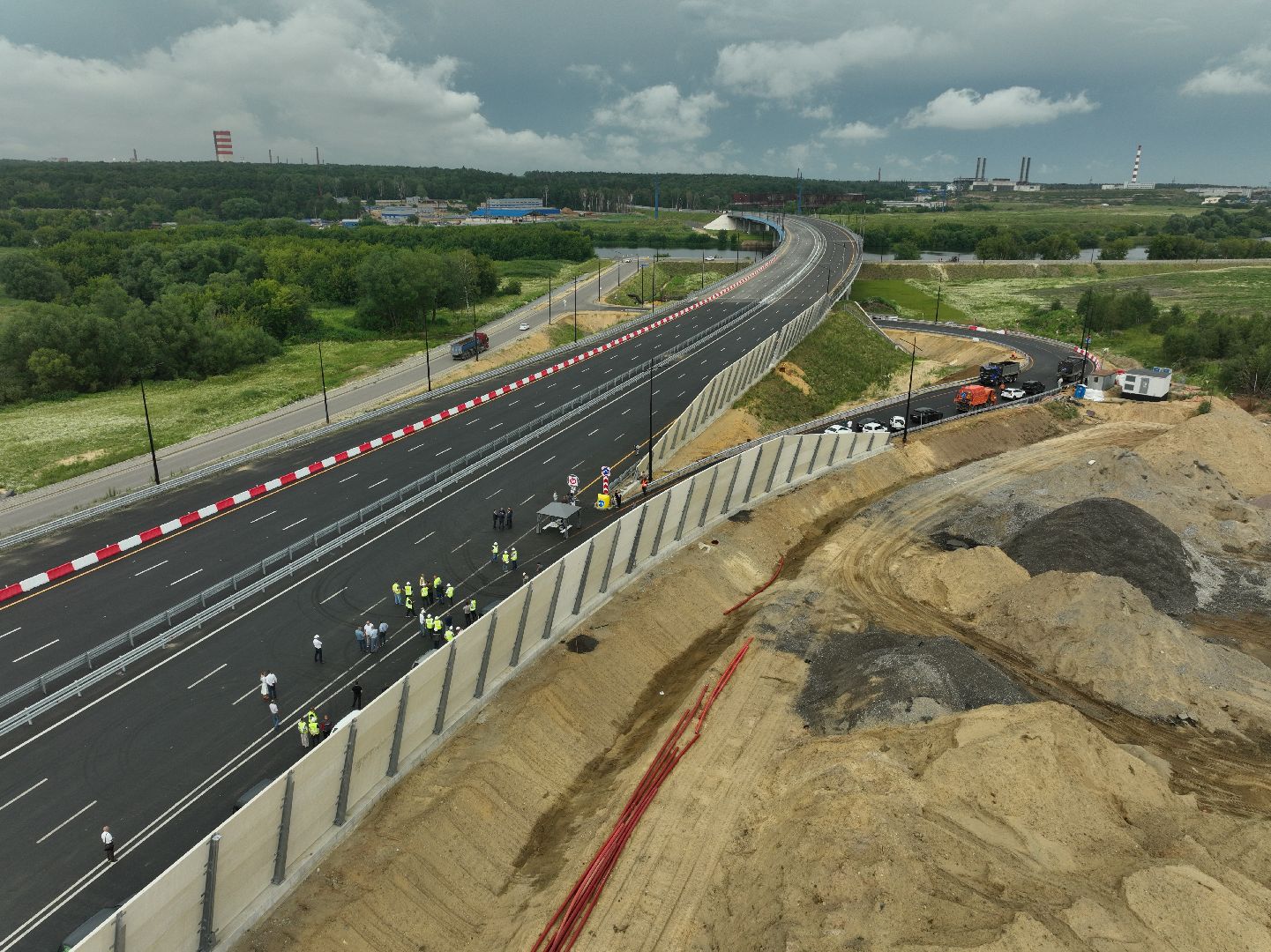 видео с коптера, юла, дороги подмосковья, второй участок юла,