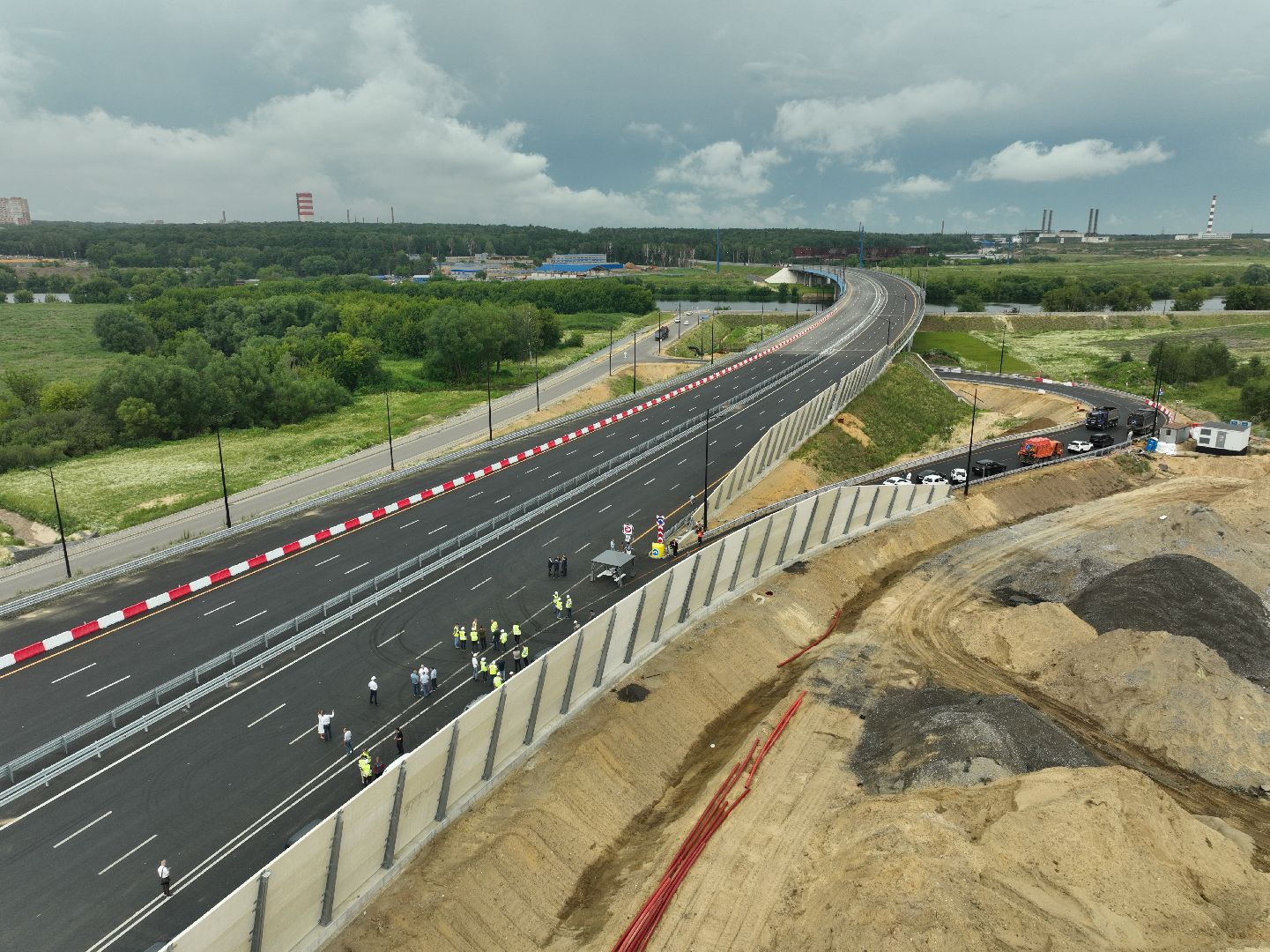 видео с коптера, юла, дороги подмосковья, второй участок юла,