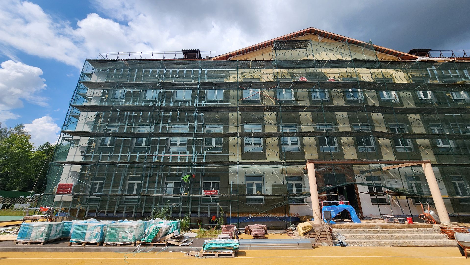 солнечногорск, микрорайон поварово, капремонт,школа, строительство,