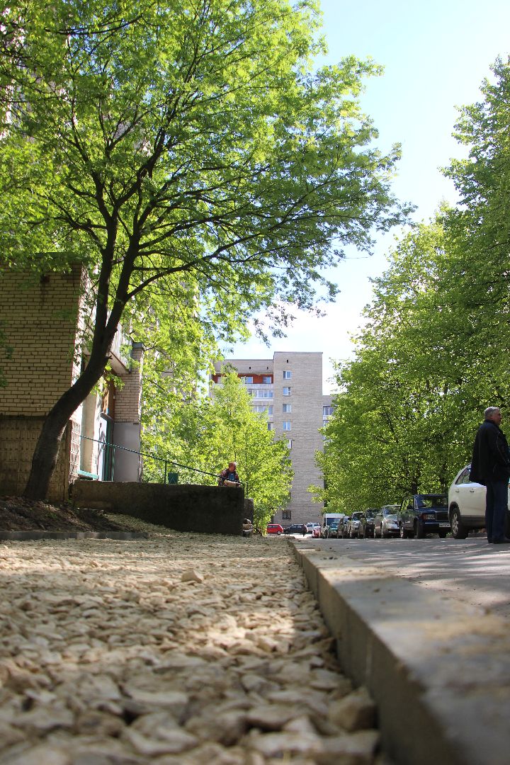 благоустройство, двор, Лесной бульвар, Протвино, пешеходная зона